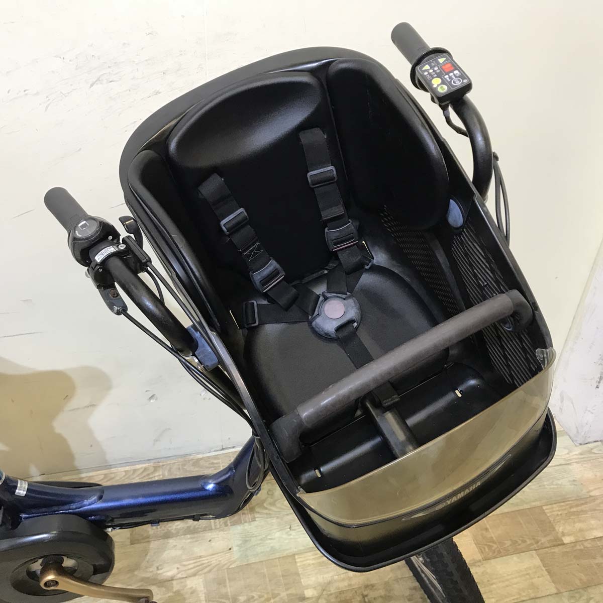 中古電動自転車 ヤマハ PAS Kiss mini パス キッス ミニ ネイビー 20インチ KG002