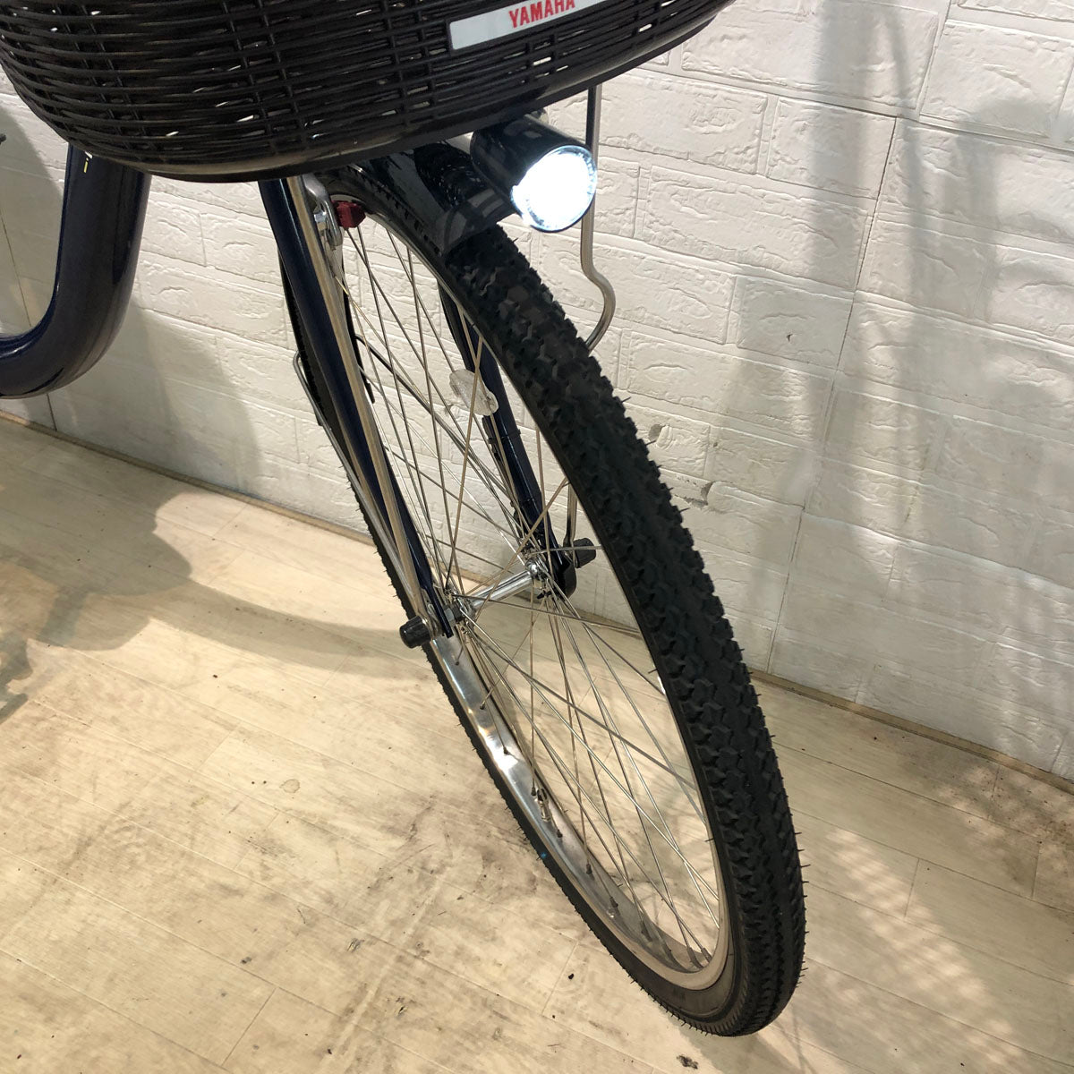 中古電動自転車 ヤマハ PAS With パス ウィズ ネイビー 26インチ YC005 