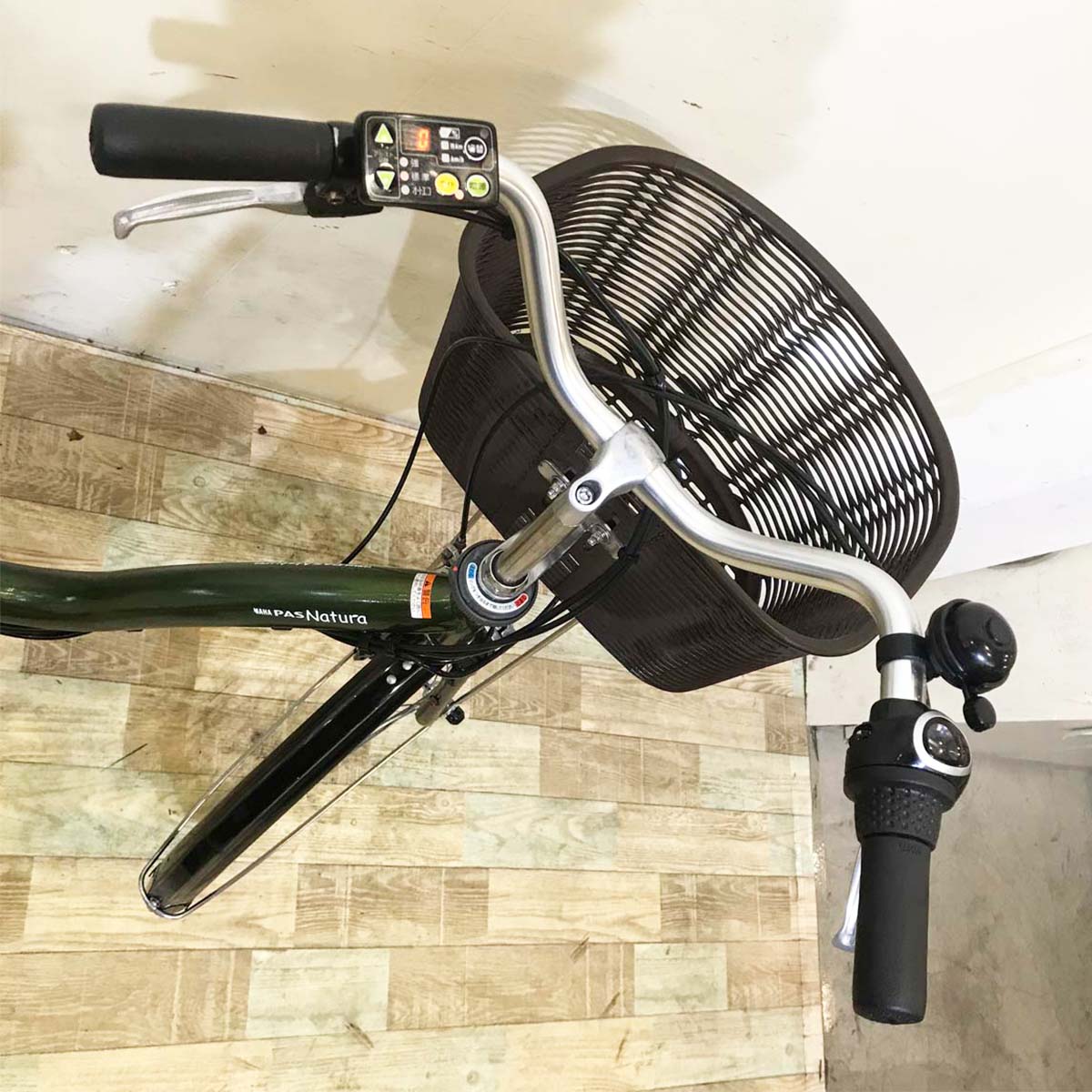 中古電動自転車  ヤマハ PAS ナチュラ M グリーン 26インチ KA123 