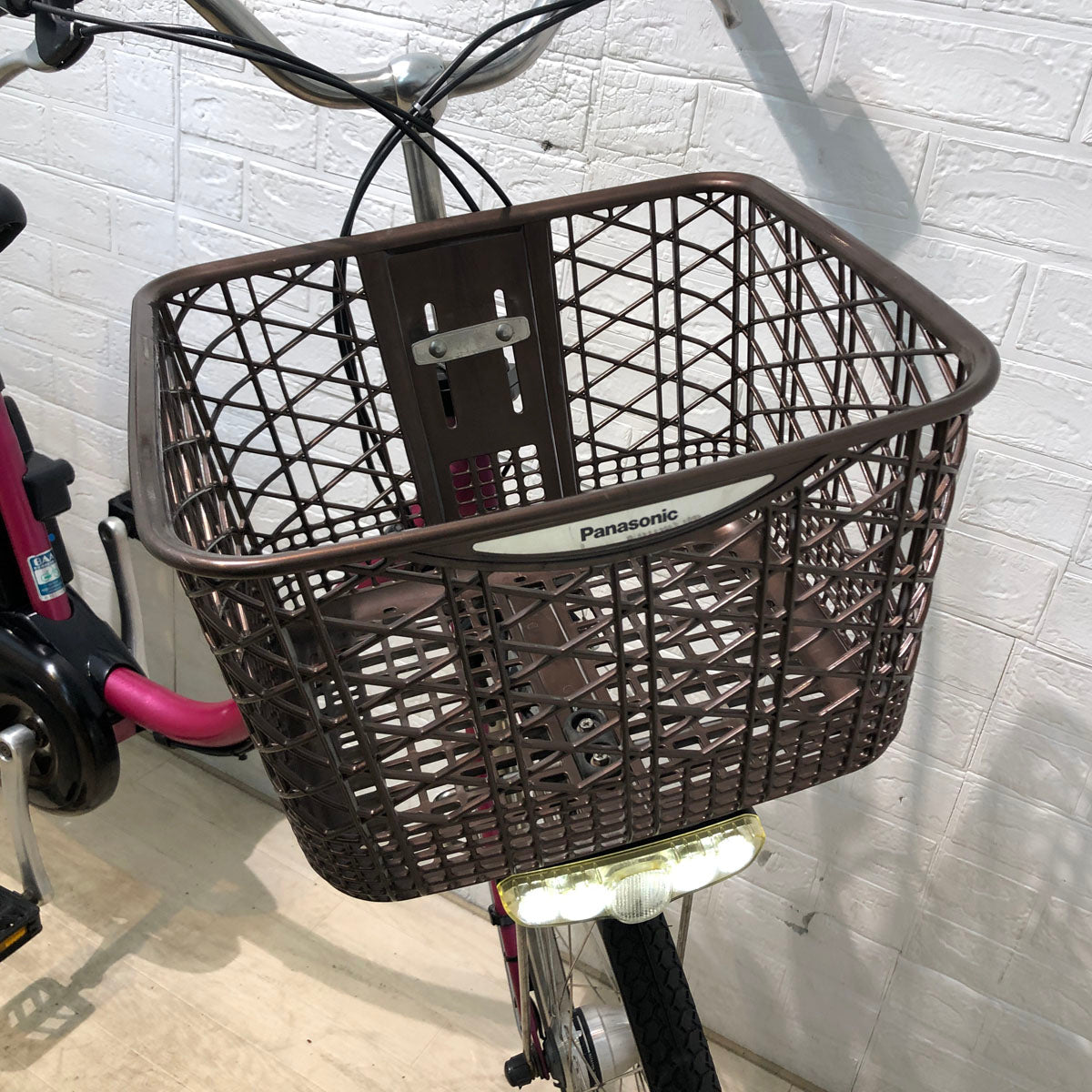 中古電動自転車 パナソニック ビビ EX ローズピンク 26インチ YC006