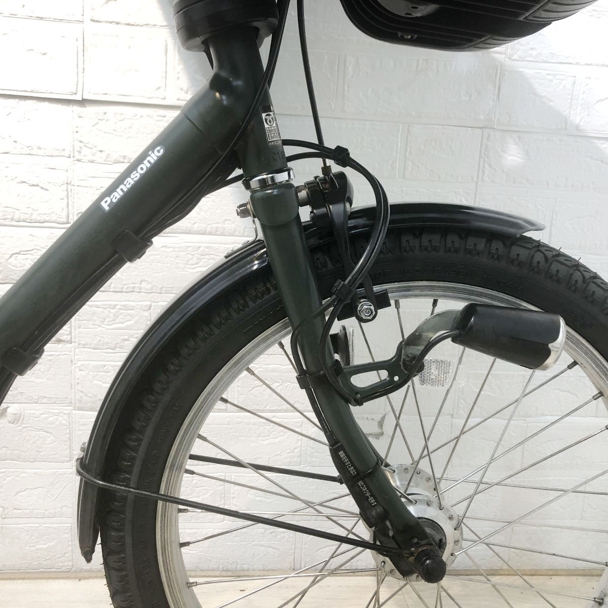 中古電動自転車 パナソニック ギュットミニDX カーキ 20インチ YH023