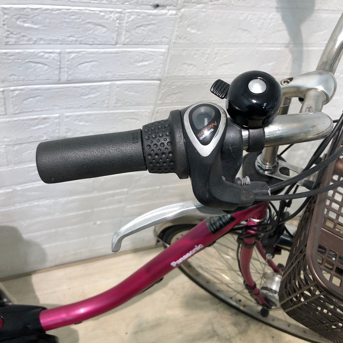 中古電動自転車 パナソニック ビビ EX ローズピンク 26インチ YC006