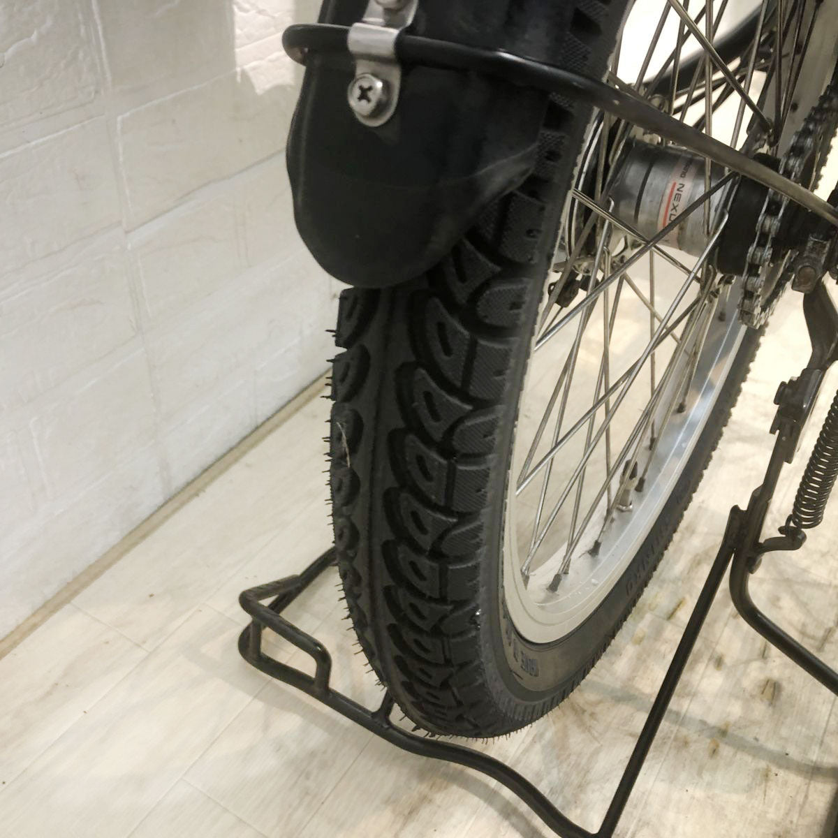 中古電動自転車 パナソニック ギュットミニDX カーキ 20インチ YH023