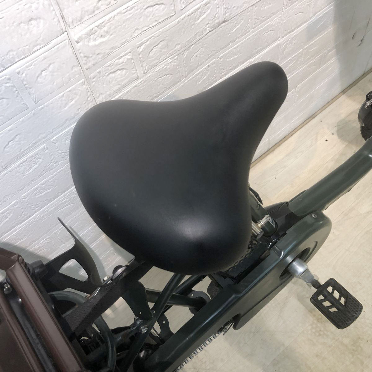 中古電動自転車 パナソニック ギュットミニDX カーキ 20インチ YH023