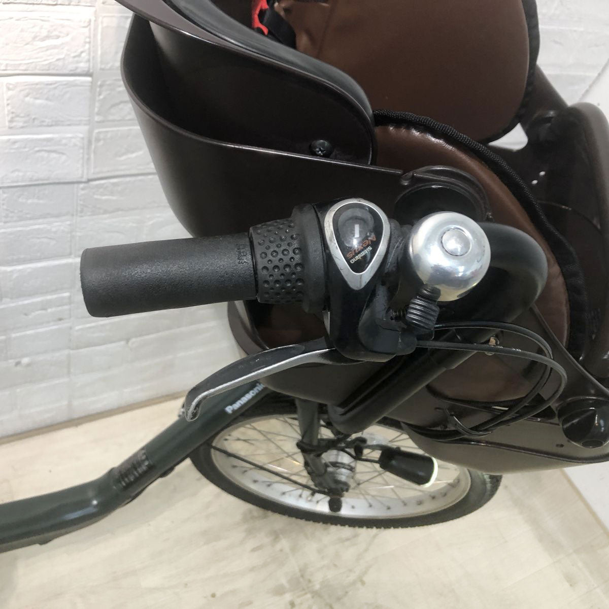 中古電動自転車 パナソニック ギュットミニDX カーキ 20インチ YH023