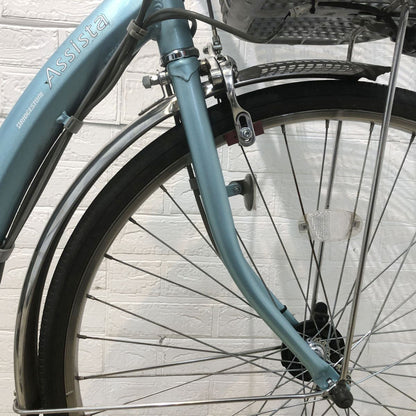 ブリヂストン アシスタDX ファイン ブルー 26インチ YH024 【中古車】