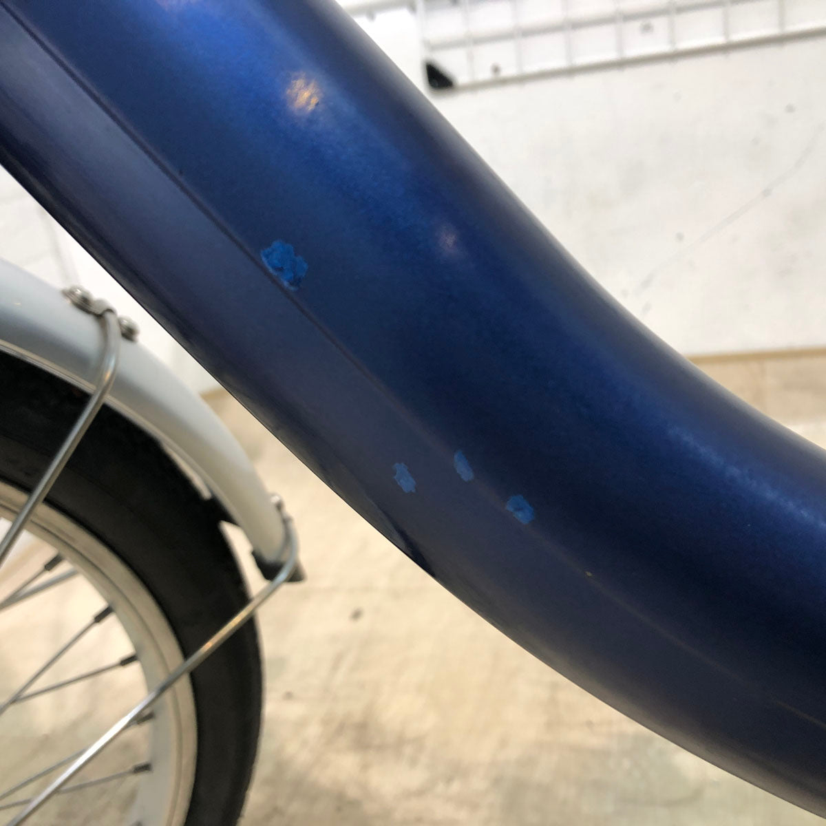 中古電動自転車 パナソニック ビビ L ブルー 20インチ YC007