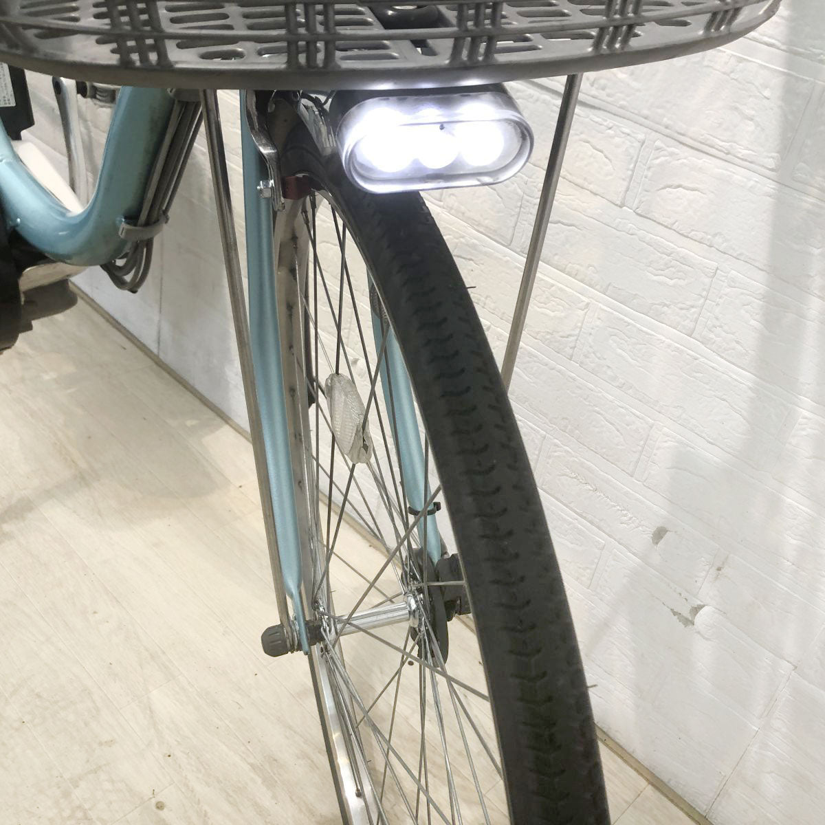 中古電動自転車 ブリヂストン アシスタDX ファイン ブルー 26インチ YH024