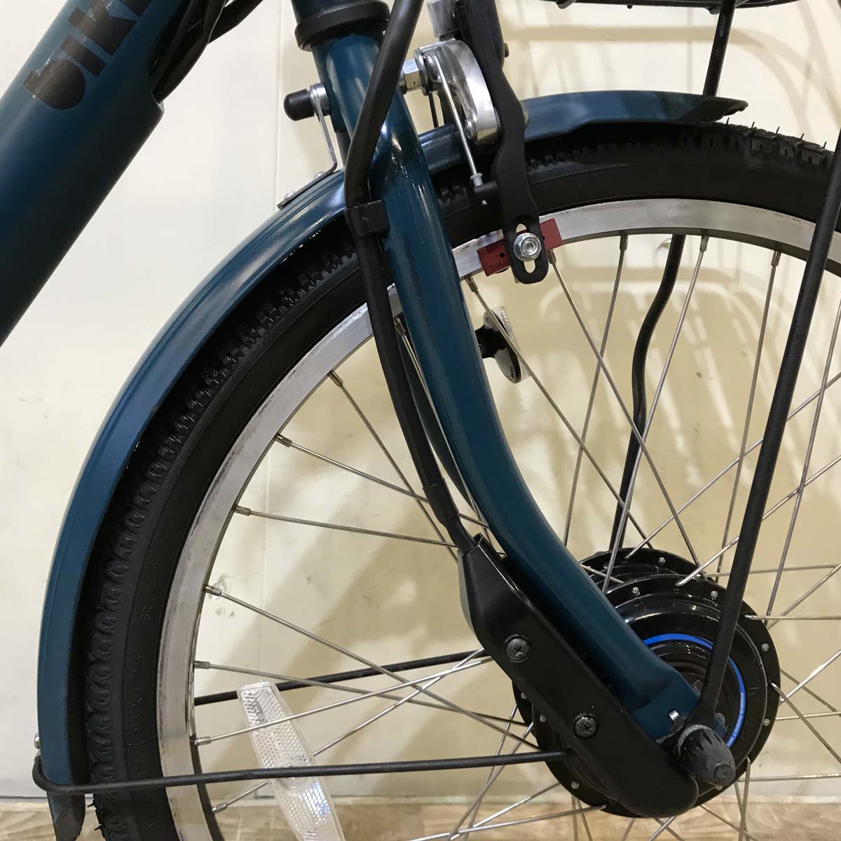 中古電動自転車 ブリヂストン bikke MOB dd ビッケ モブ dd ブルー 前24×後20インチ KG004