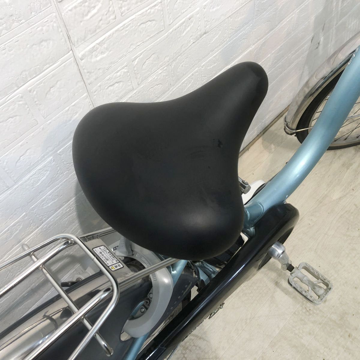 中古電動自転車 ブリヂストン アシスタDX ファイン ブルー 26インチ YH024