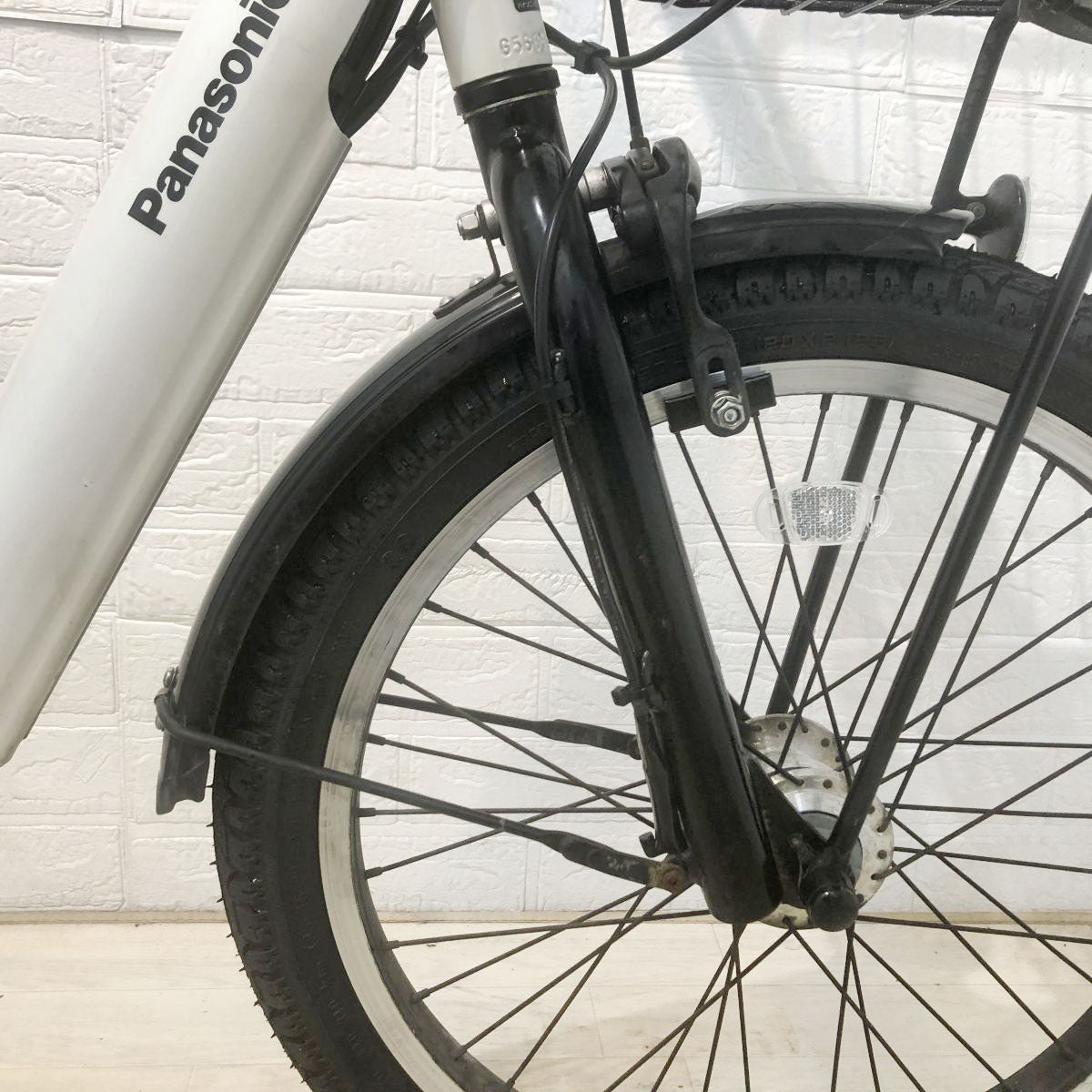 中古電動自転車 新品バッテリー パナソニック ギュットアニーズ ホワイト 20インチ YH025