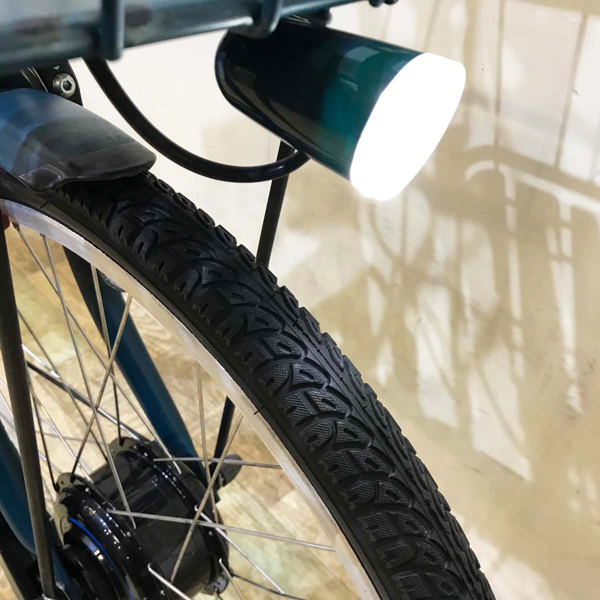 中古電動自転車 ブリヂストン bikke MOB dd ビッケ モブ dd ブルー 前24×後20インチ KG004
