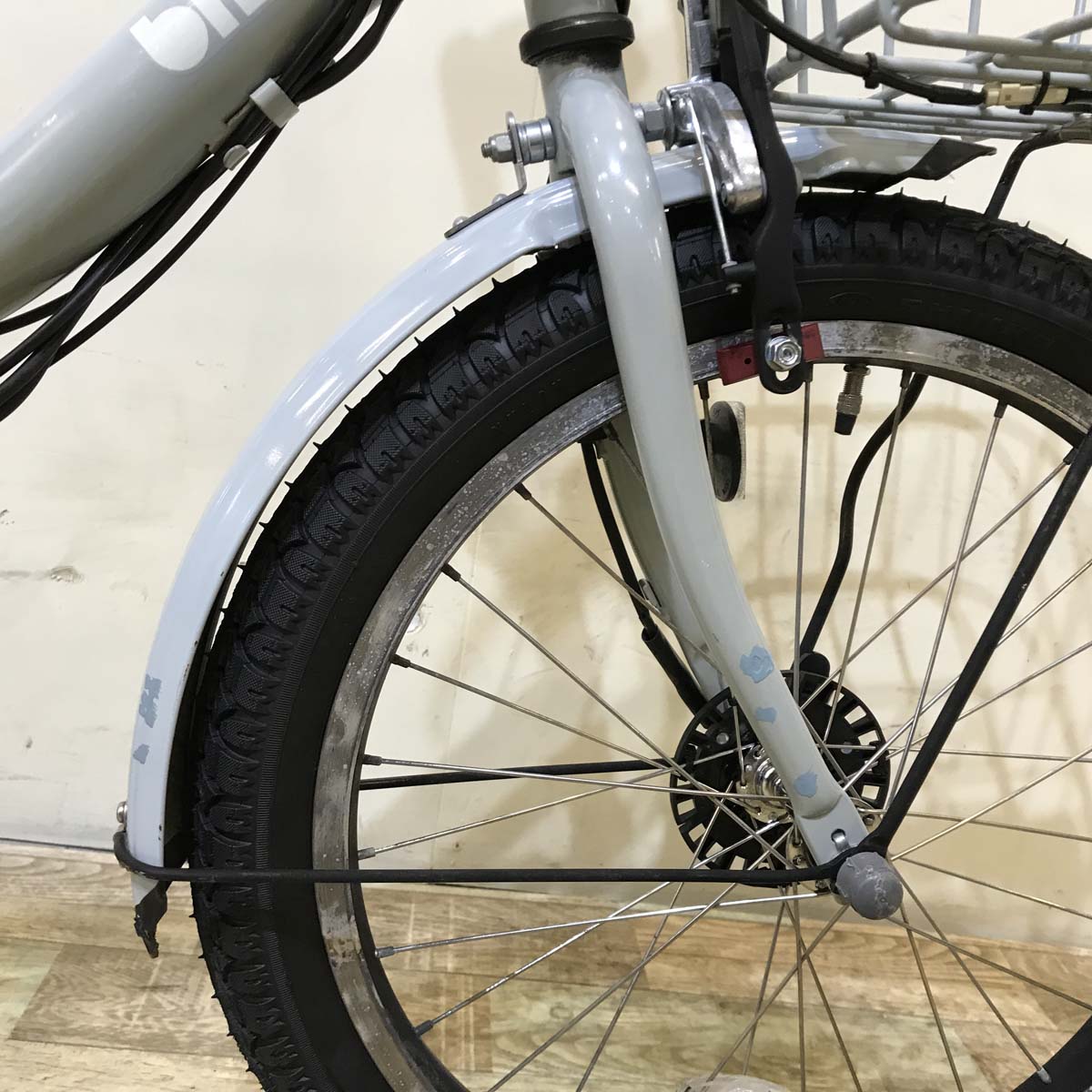 中古電動自転車 ブリヂストン bikke 2 e ビッケ ツー イー グレー 20インチ KG005
