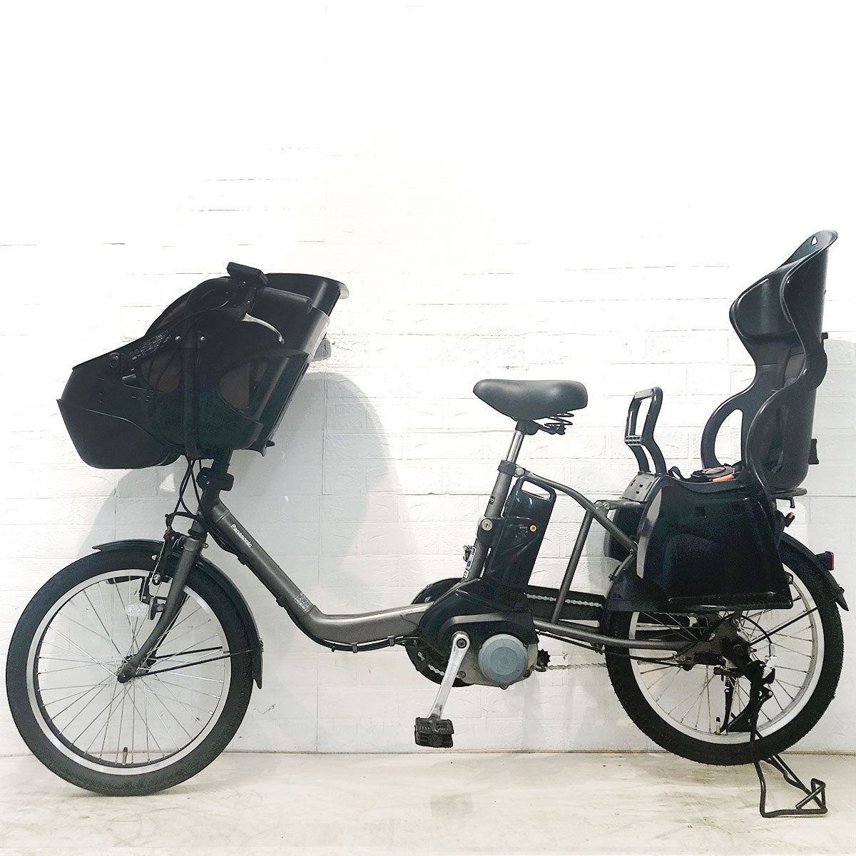 中古電動自転車 パナソニック ギュットミニDX グレー 20インチ YH026
