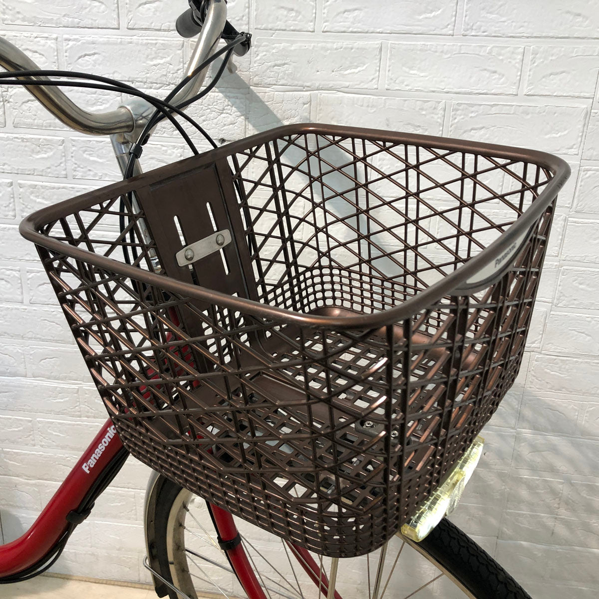 中古電動自転車 パナソニック ビビ DX レッド 26インチ YC010 