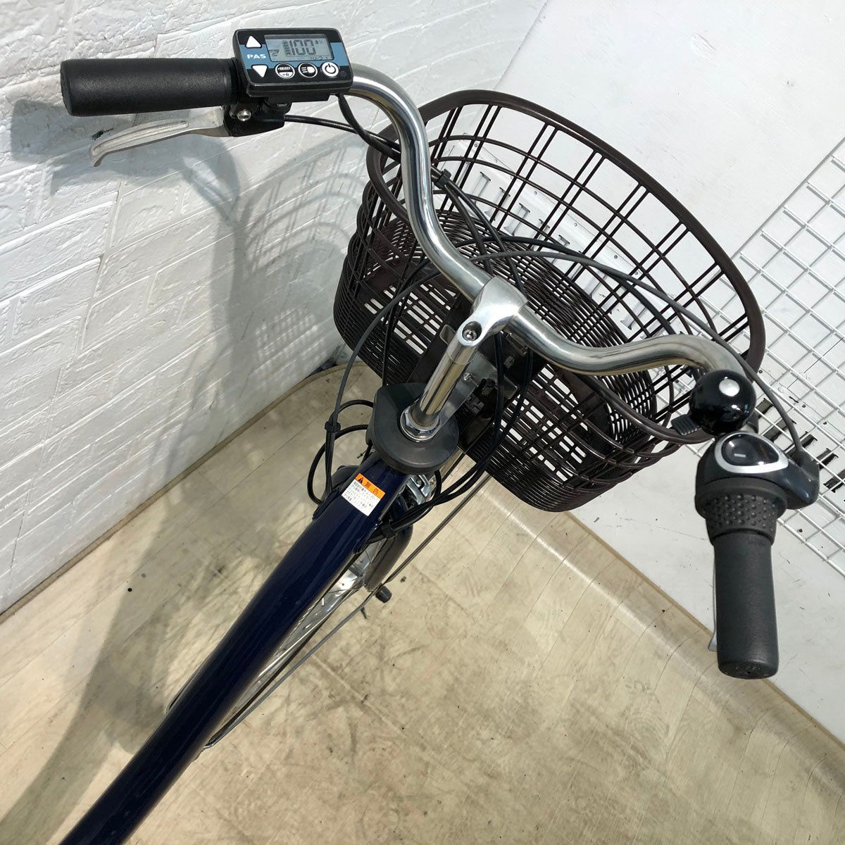 中古電動自転車 ヤマハ PAS With パス ウィズ ネイビー 26インチ YC011 