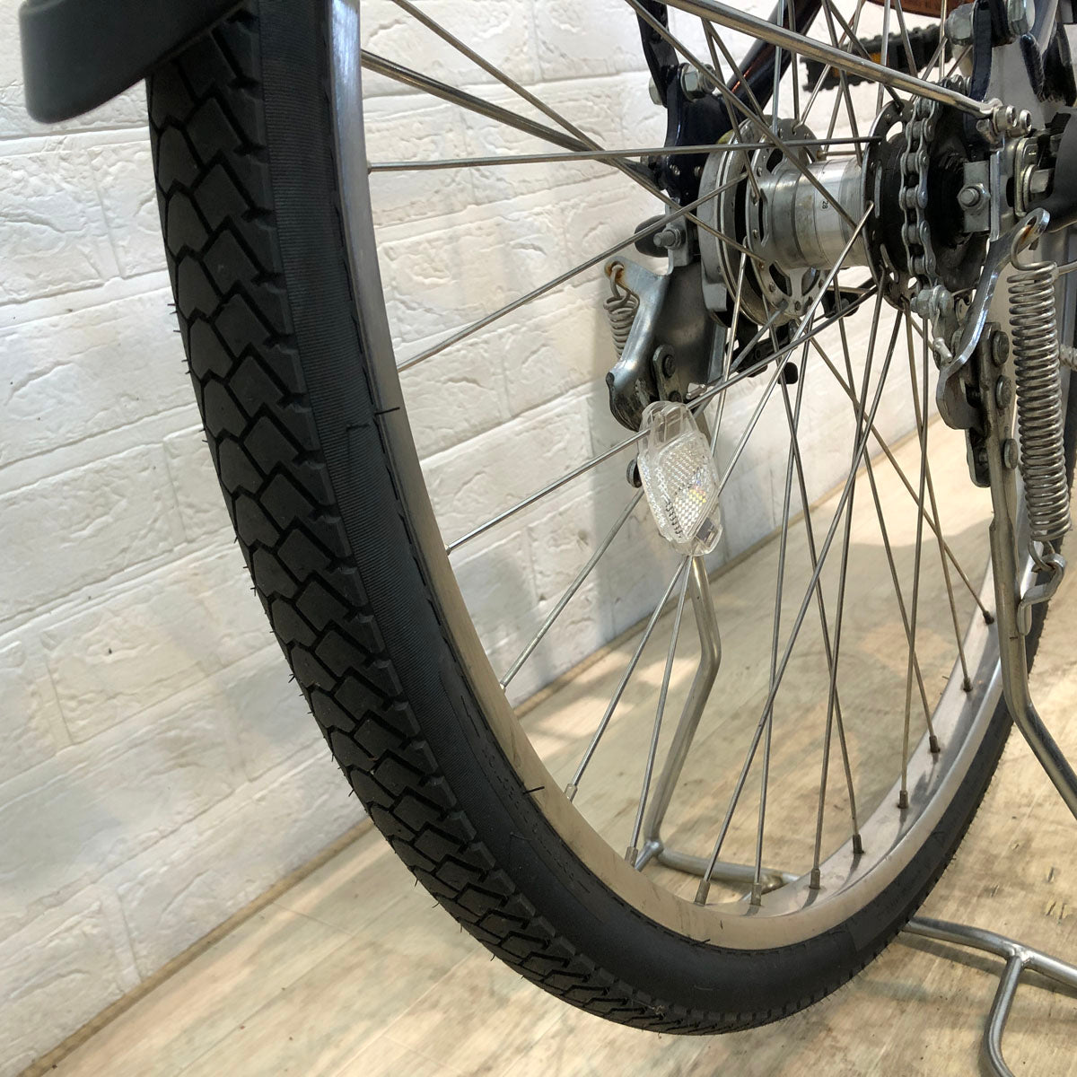 中古電動自転車 ヤマハ PAS With パス ウィズ ネイビー 26インチ YC011 