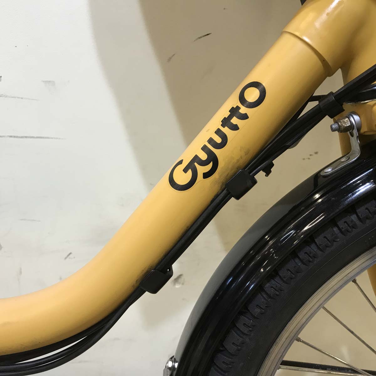 中古電動自転車 パナソニック ギュット クルーム DX イエロー 20インチ KA128