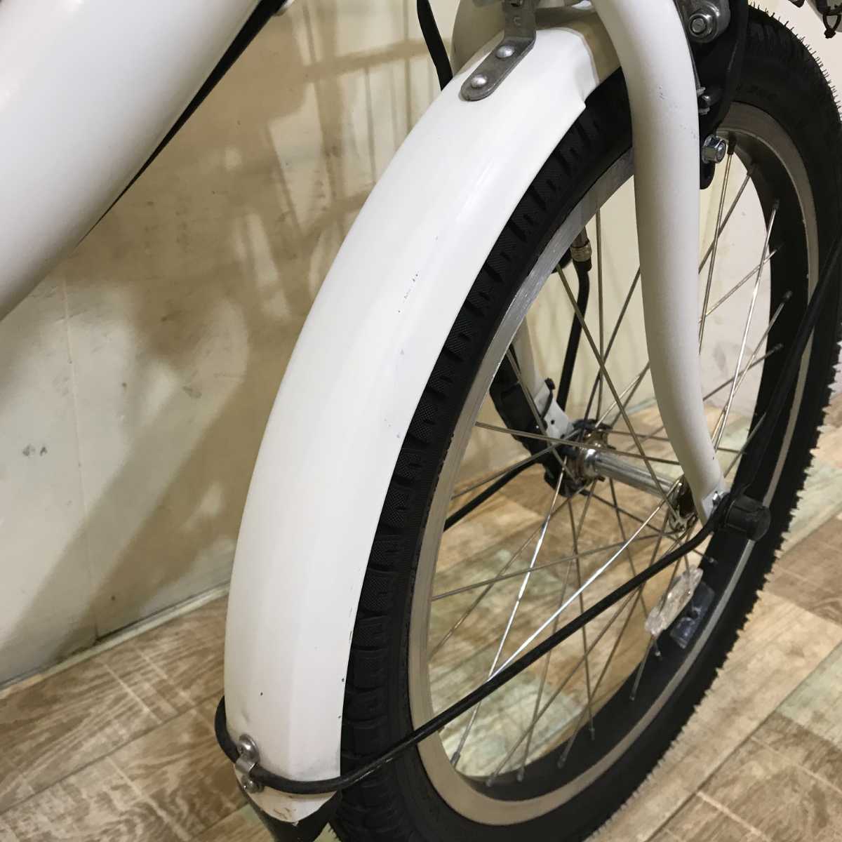ブリヂストン bikke 2 e ビッケ ツーイー ホワイト 20インチ KS010 【中古車】