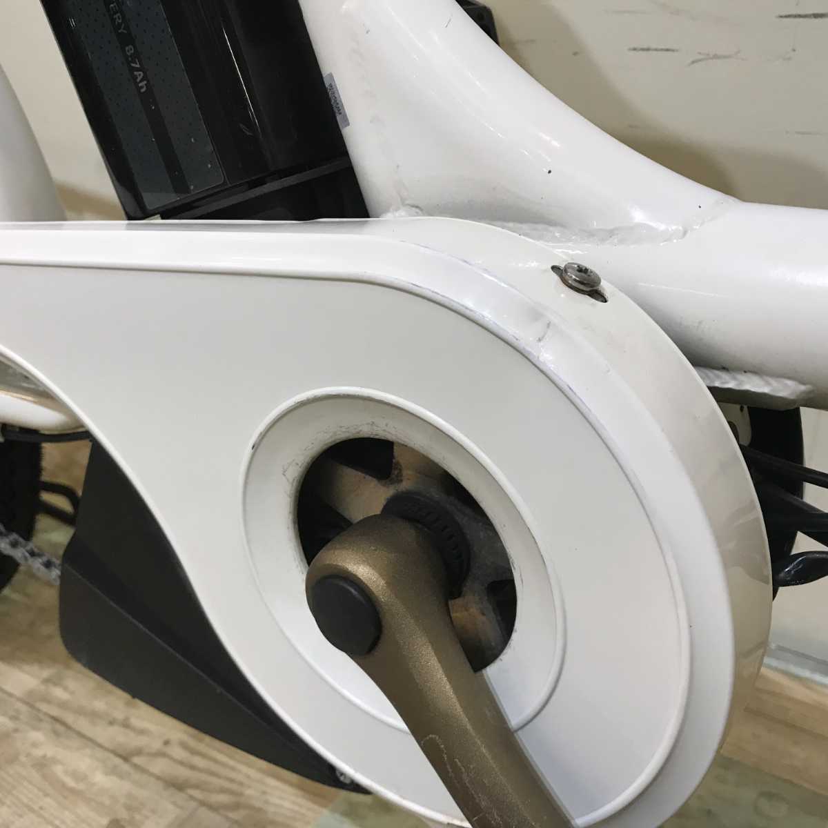 ブリヂストン bikke 2 e ビッケ ツーイー ホワイト 20インチ KS010 【中古車】