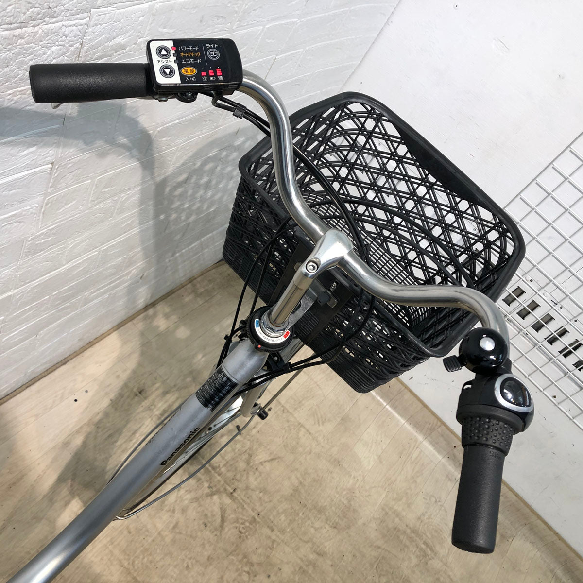 中古電動自転車 パナソニック ビビ SX シルバー 26インチ YC012 