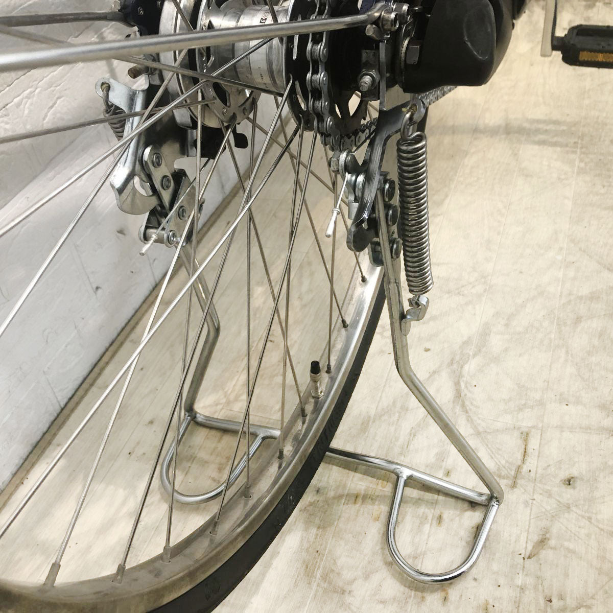 中古電動自転車 ヤマハ PAS ウィズ ブルー 26インチ YH028