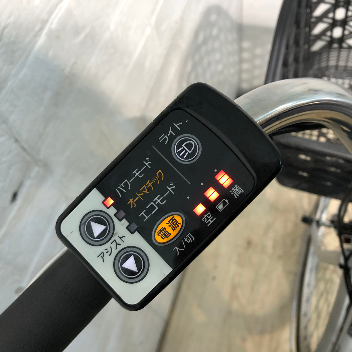 中古電動自転車 パナソニック ビビ SX シルバー 26インチ YC012 