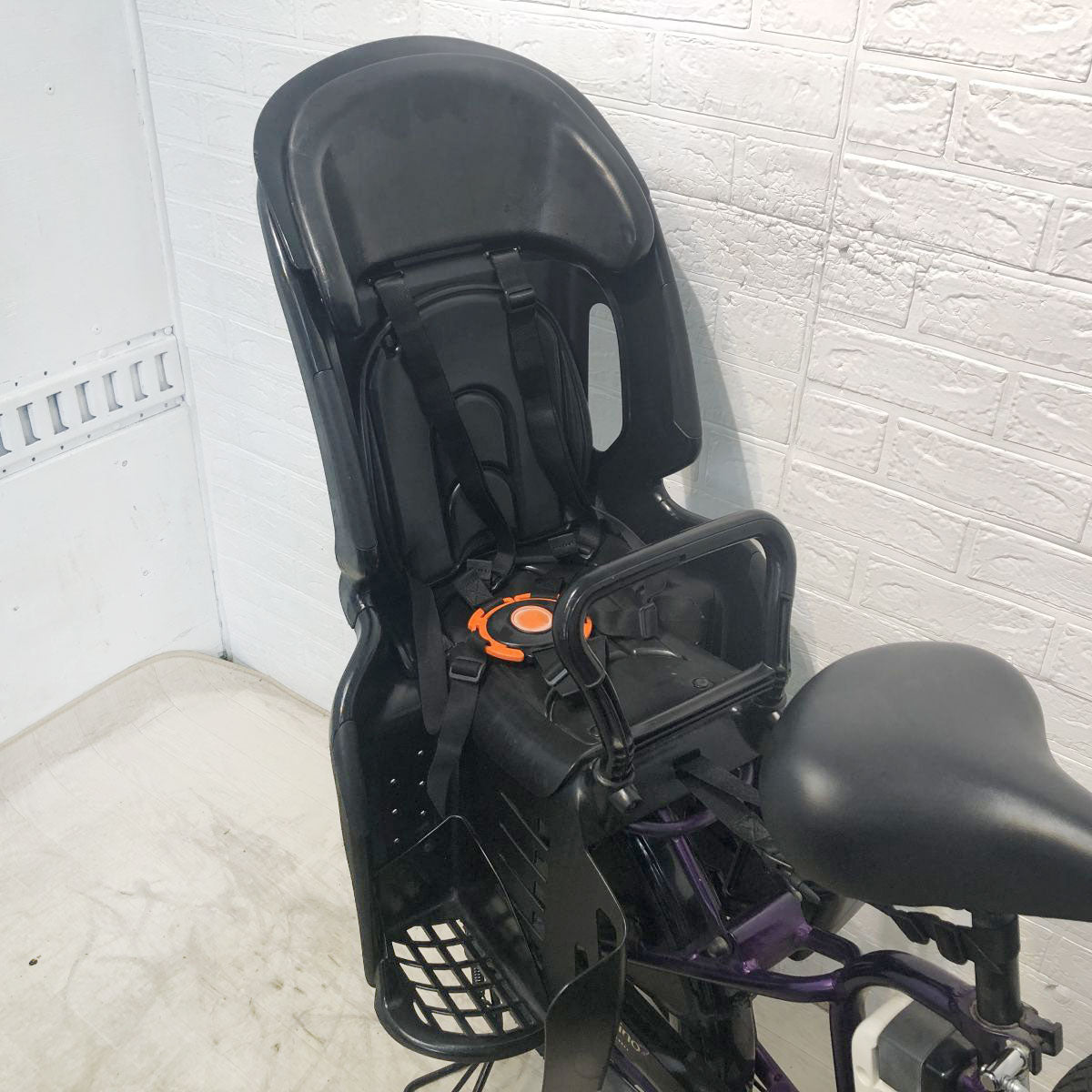 中古電動自転車 ブリヂストン アンジェリーノプティットe パープル 20インチ YH029