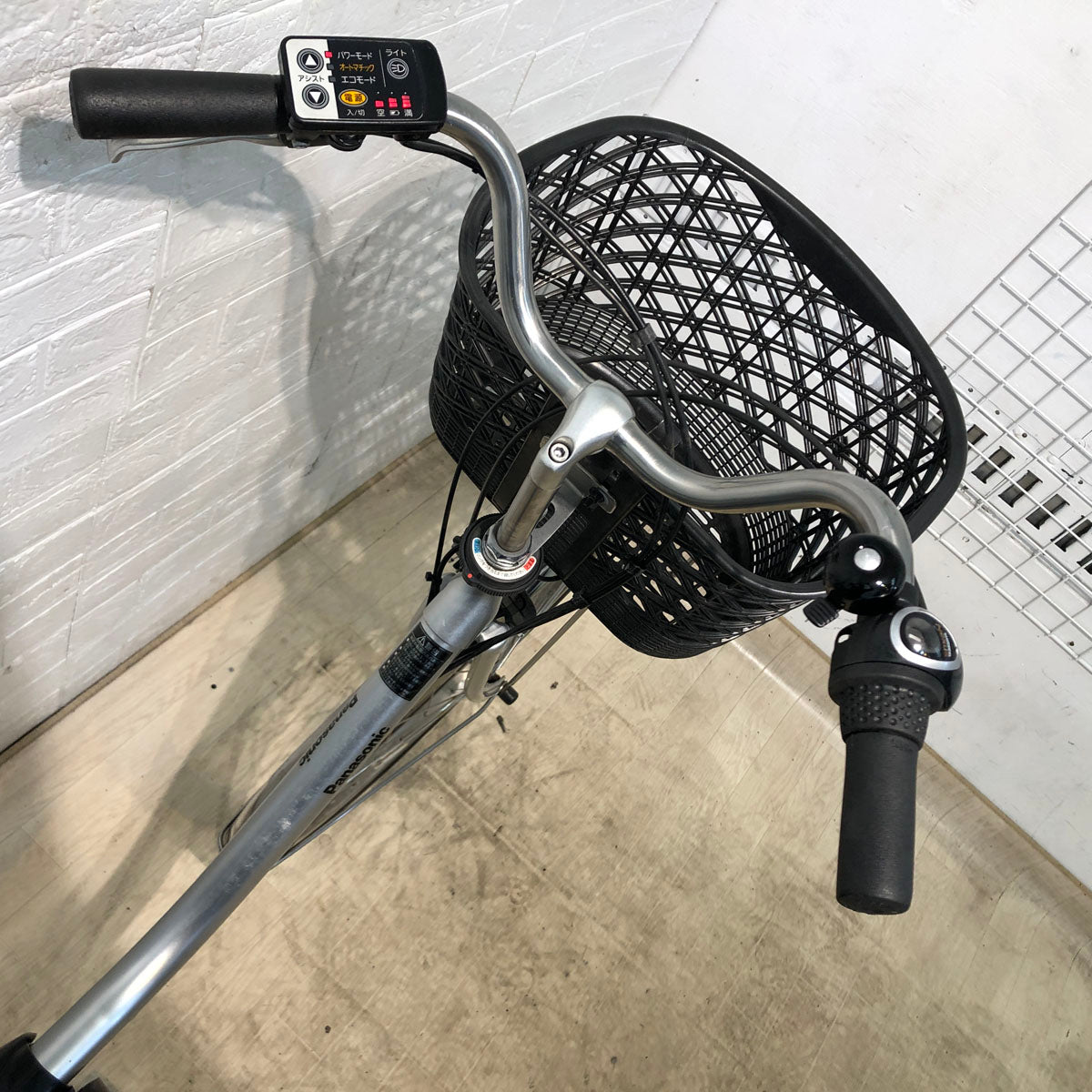 中古電動自転車 パナソニック ビビ SX シルバー 26インチ YC013