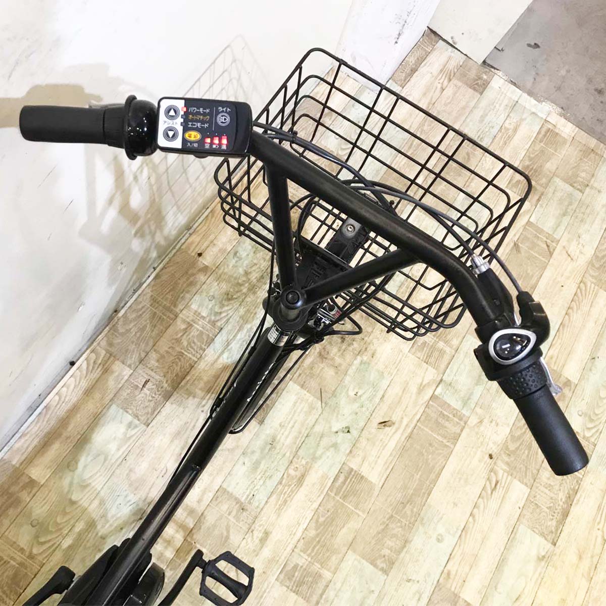 中古電動自転車 ブリヂストン アシスタ ベーシック ミニ ブラック 前20×後18インチ KA129 