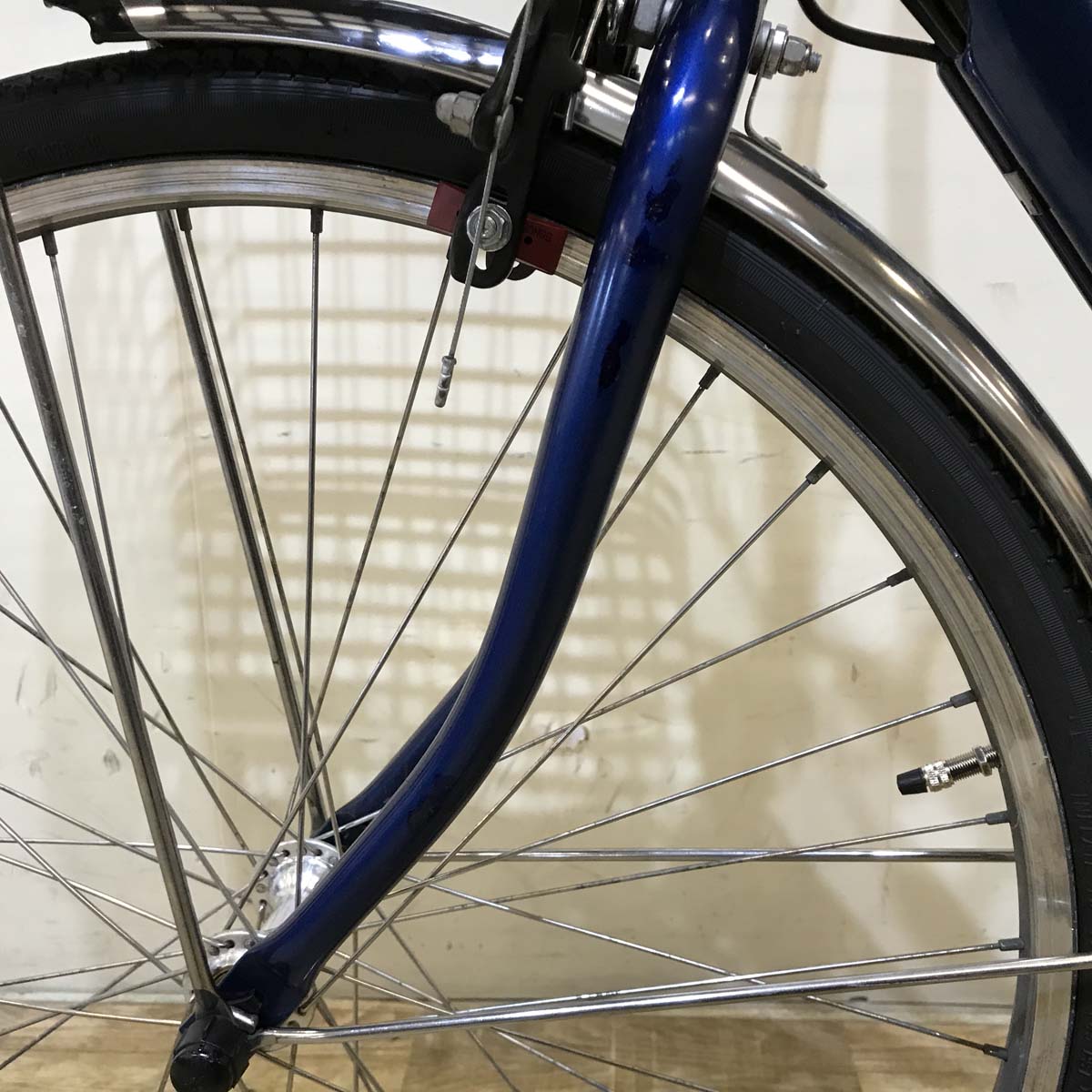 中古電動自転車 パナソニック ビビ L ネイビー 24インチ KG007 