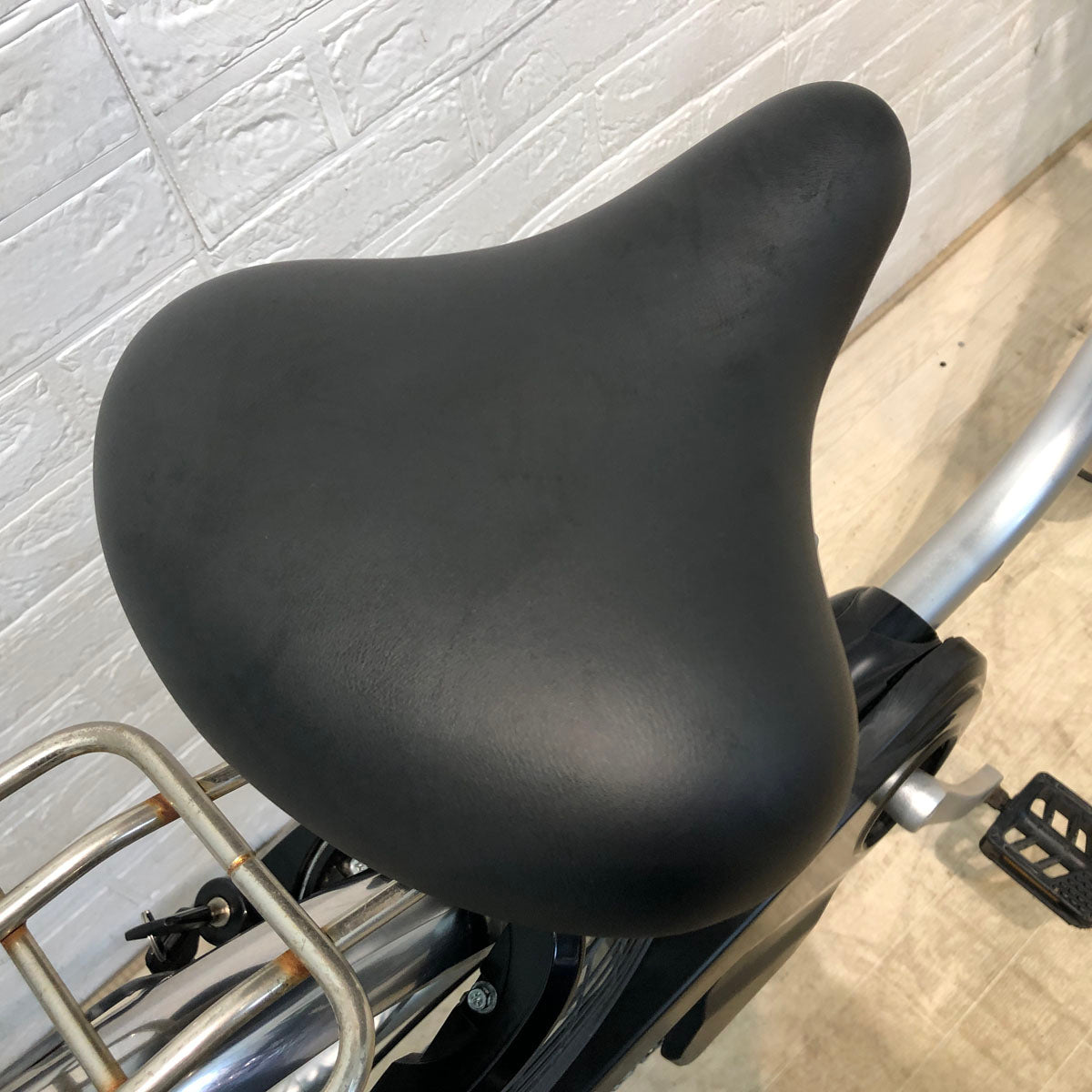 中古電動自転車 パナソニック ビビ SX シルバー 26インチ YC013