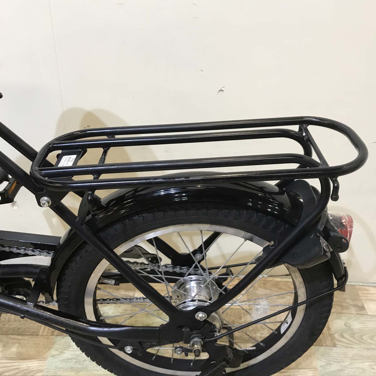 中古電動自転車 ブリヂストン アシスタ ベーシック ミニ ブラック 前20×後18インチ KA129 