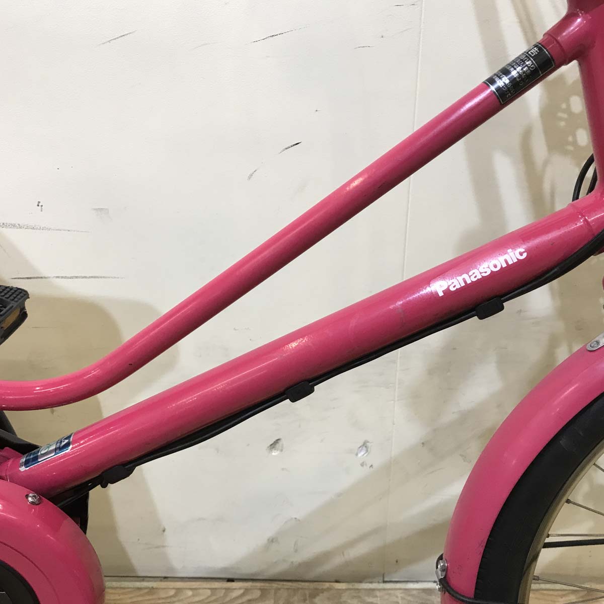 中古電動自転車 パナソニック LALA 5 mini ララ ５ミニ ピンク 20インチ KA130