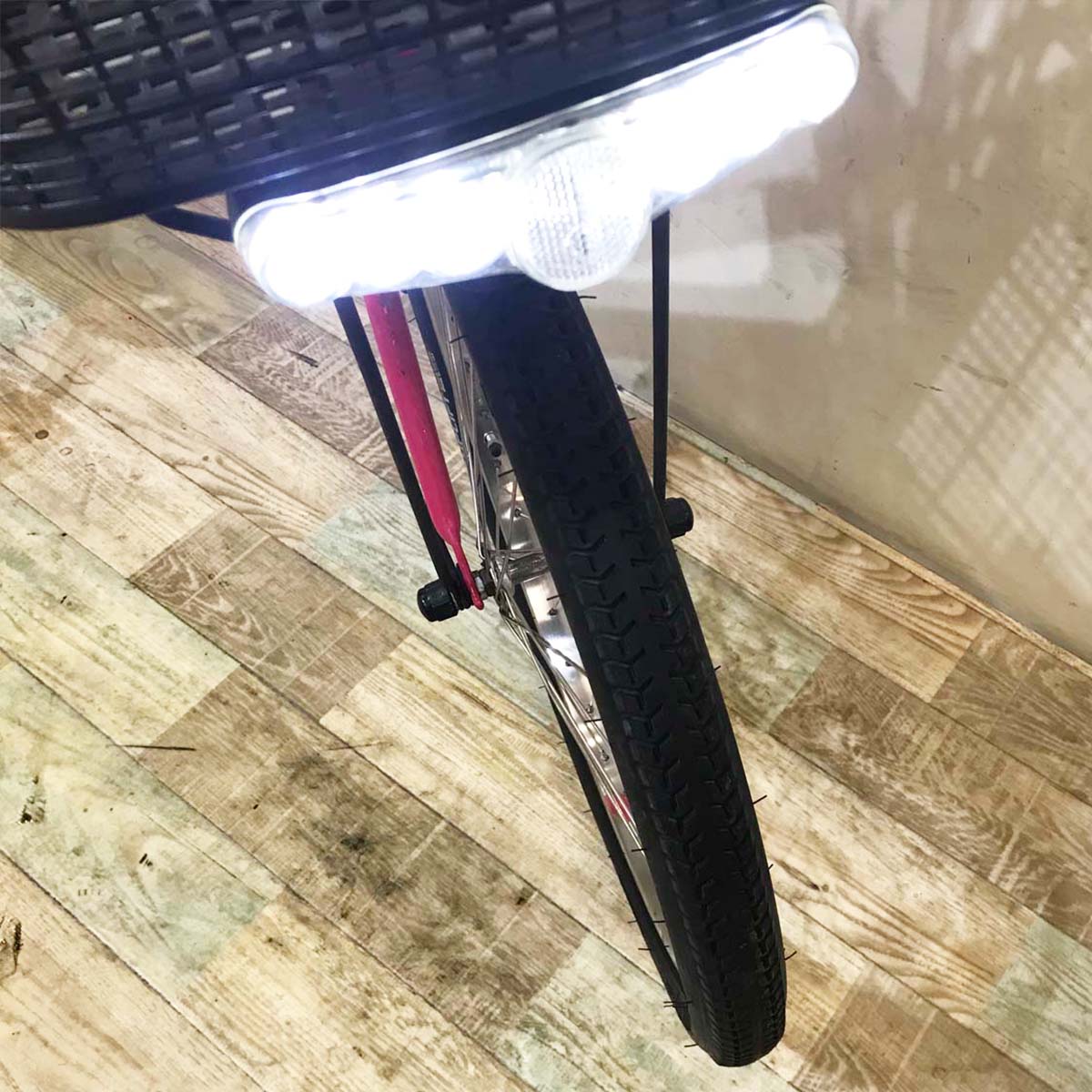 中古電動自転車 パナソニック LALA 5 mini ララ ５ミニ ピンク 20インチ KA130