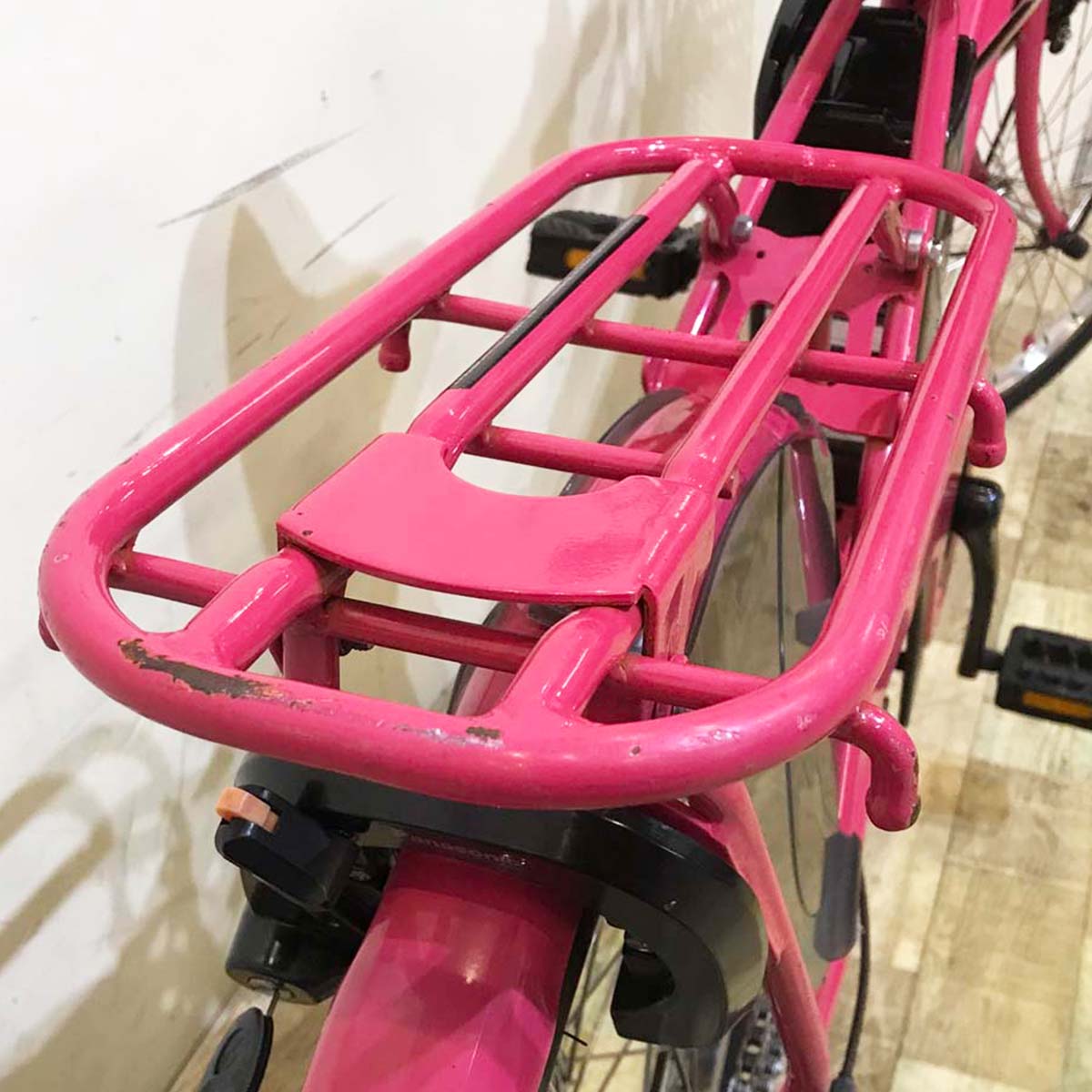 中古電動自転車 パナソニック LALA 5 mini ララ ５ミニ ピンク 20インチ KA130