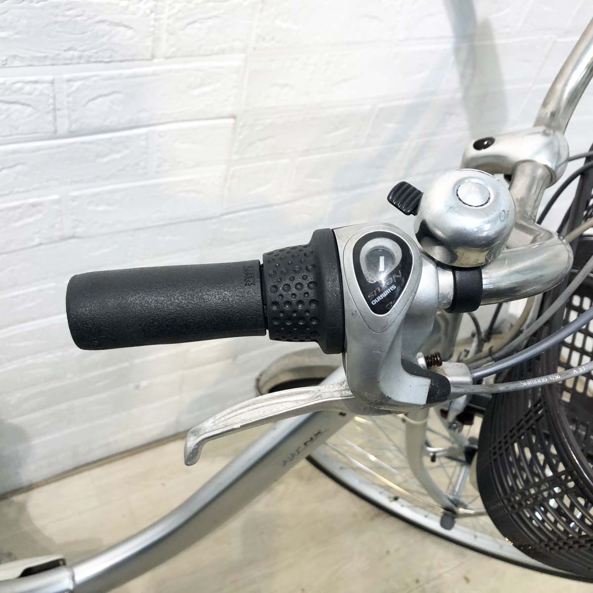 中古電動自転車 パナソニック ビビNX シルバー 26インチ YH030