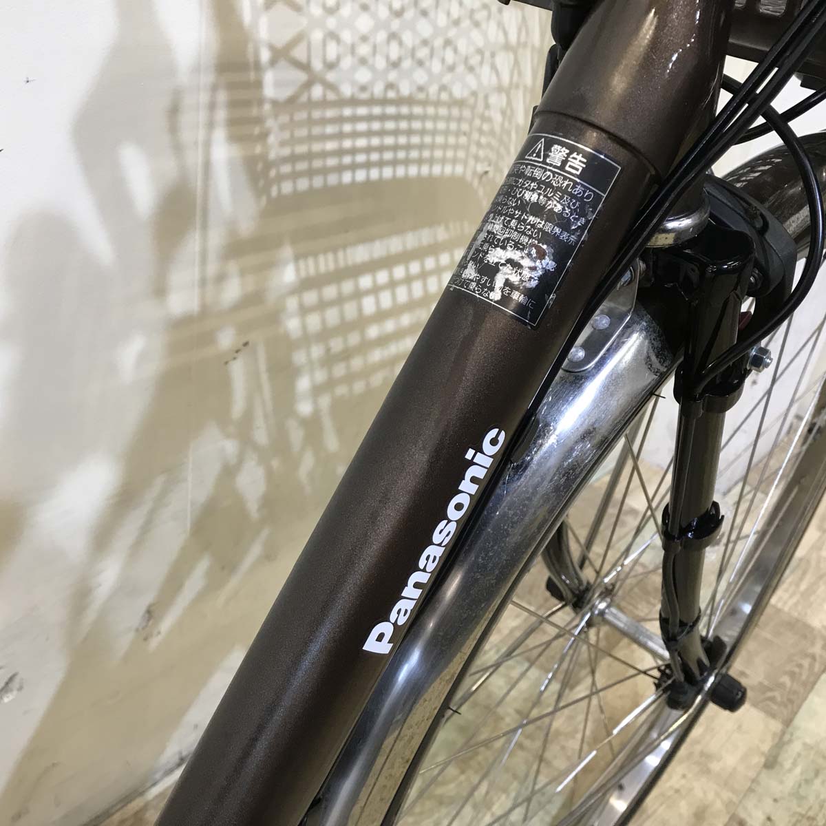 中古電動自転車 パナソニック ビビ DX ブラウン 26インチ KG009