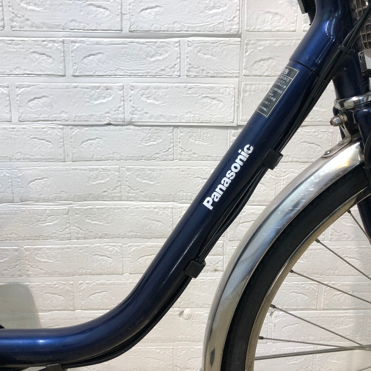 中古電動自転車 パナソニック ビビ DX ブルー 26インチ YC014
