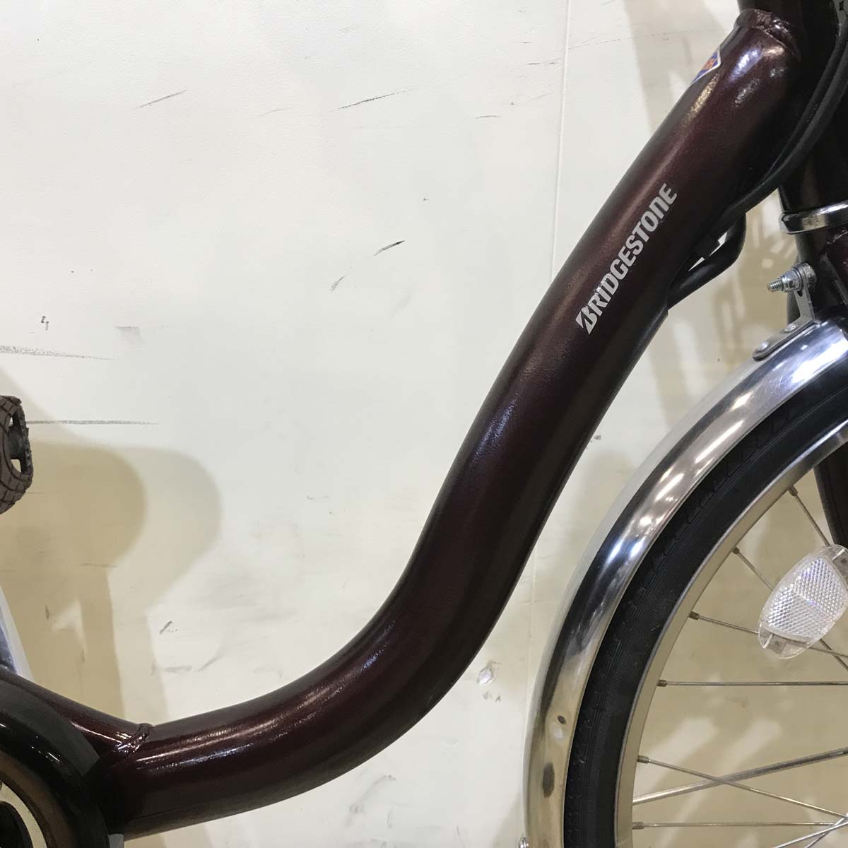 中古電動自転車 ブリヂストン フロンティア ブラウン 24インチ KA131