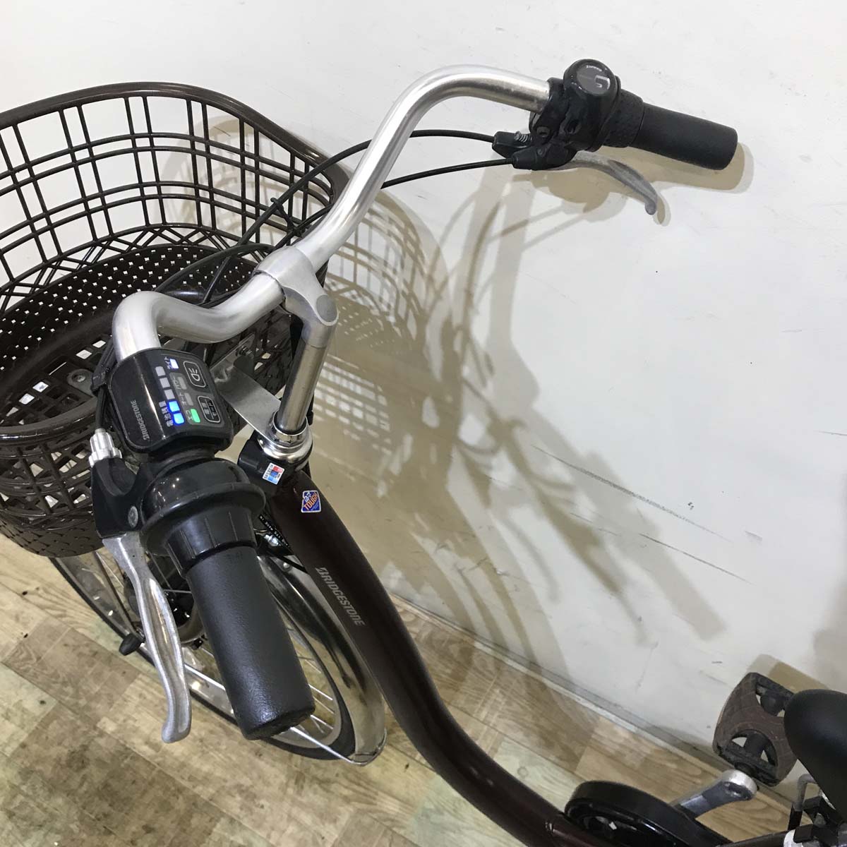 中古電動自転車 ブリヂストン フロンティア ブラウン 24インチ KA131