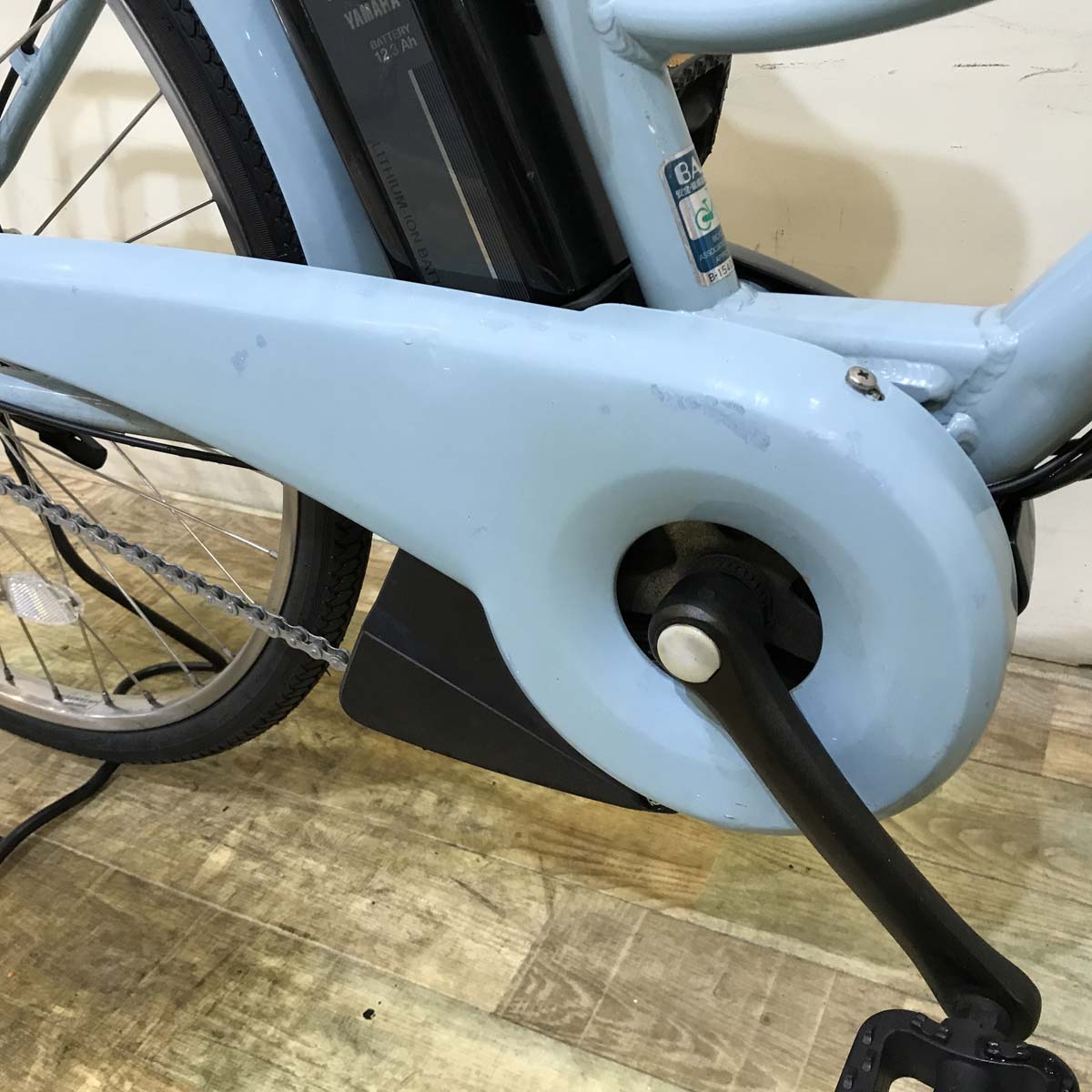 中古電動自転車 ヤマハ PAS Ami パス アミ ブルー 26インチ KG010