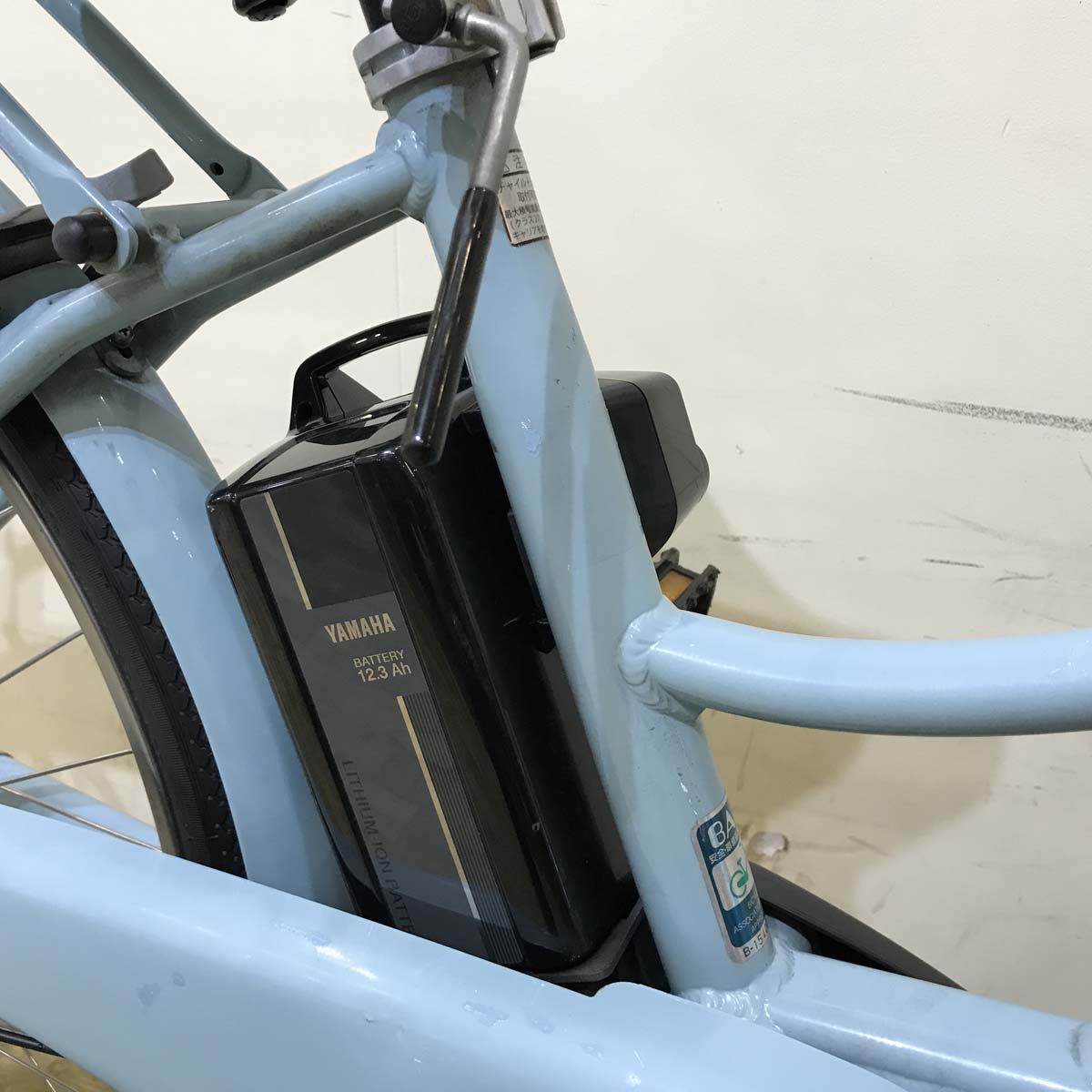 中古電動自転車 ヤマハ PAS Ami パス アミ ブルー 26インチ KG010