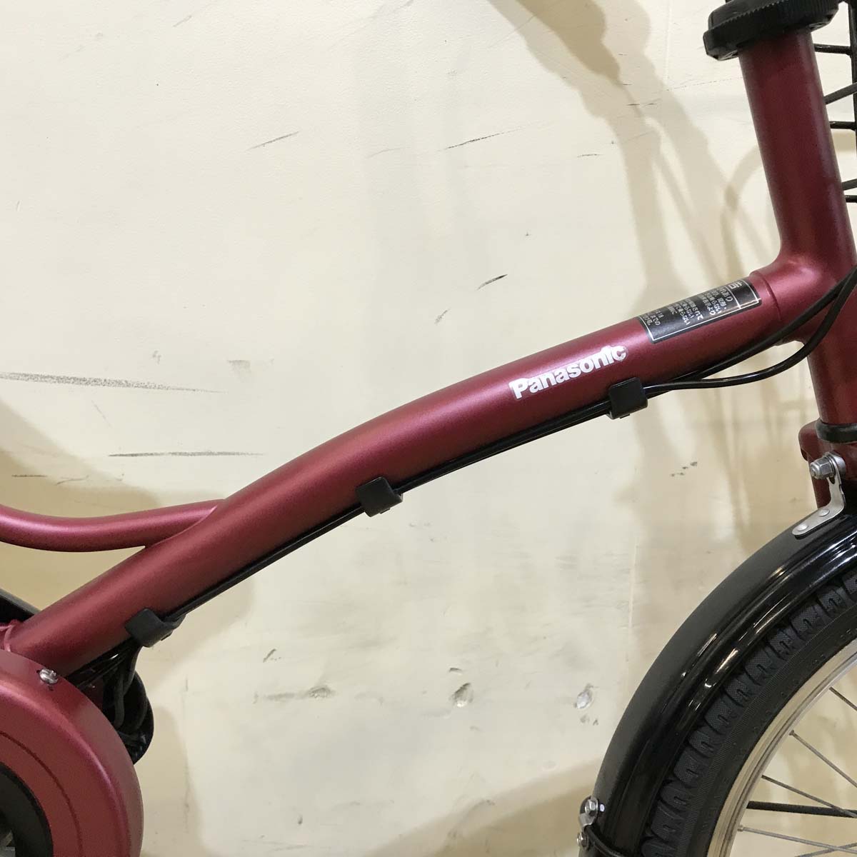 中古電動自転車 パナソニック グリッター レッド 20インチ KG011