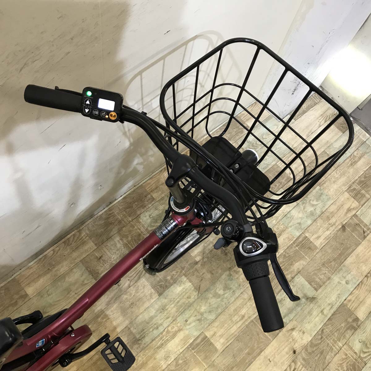 中古電動自転車 パナソニック グリッター レッド 20インチ KG011