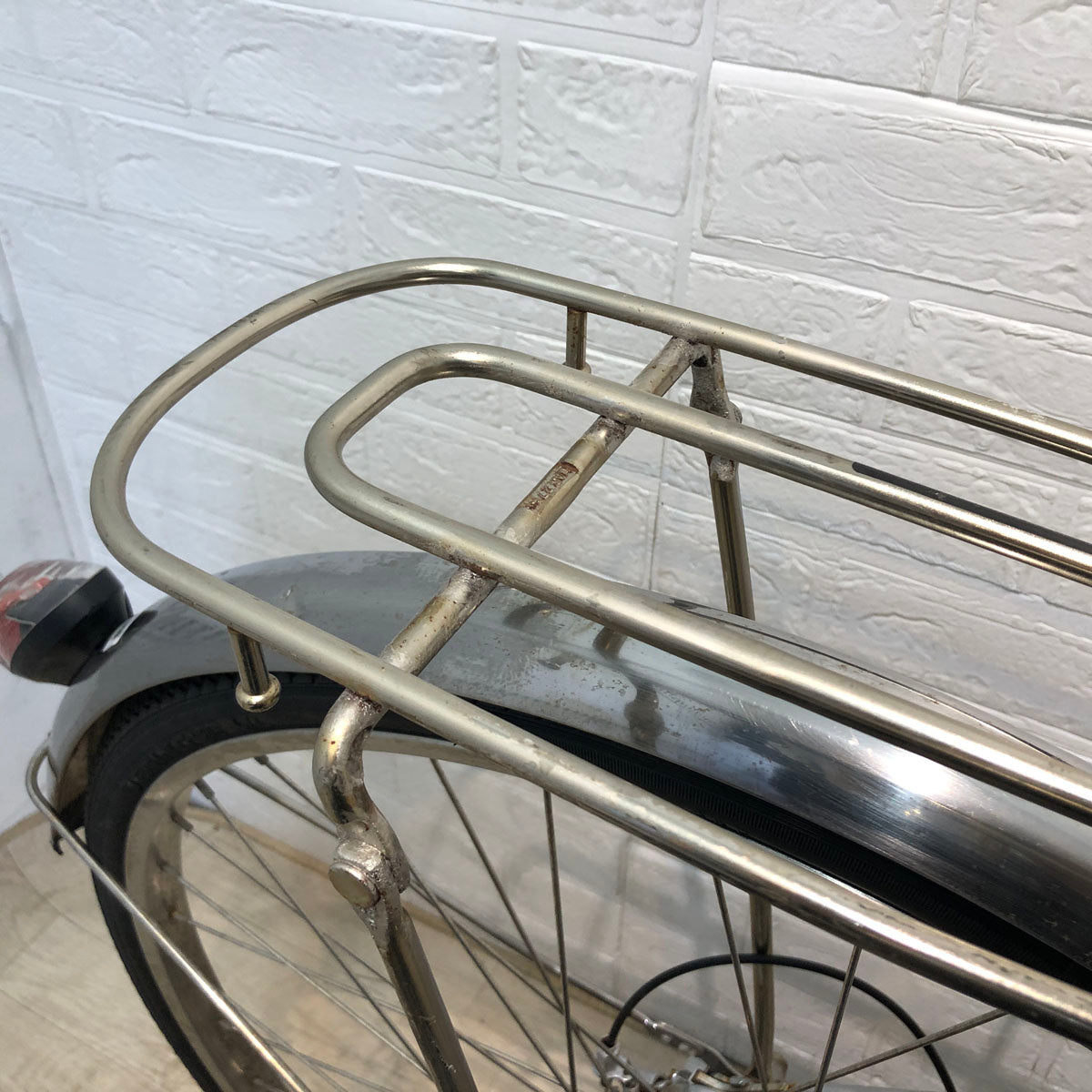 中古電動自転車 パナソニック ビビ DX シルバー 26インチ YC016