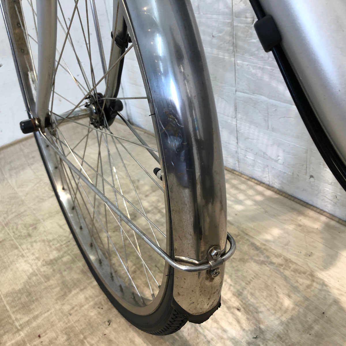 中古電動自転車 パナソニック ビビ DX シルバー 26インチ YC016