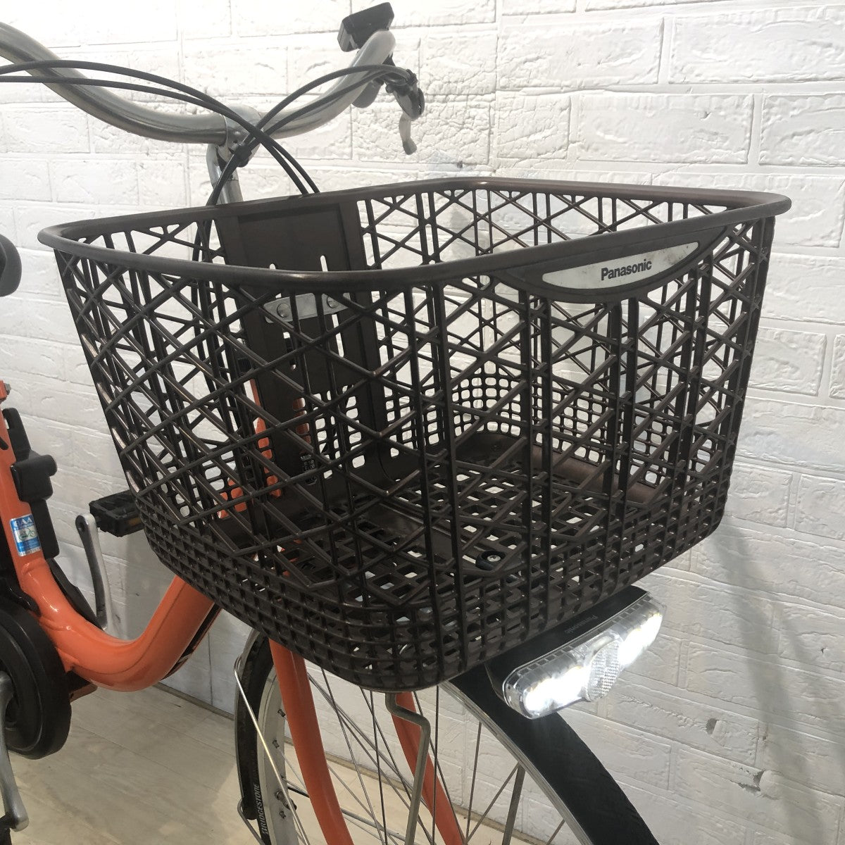中古電動自転車 パナソニック ビビL オレンジ 24インチ YH033
