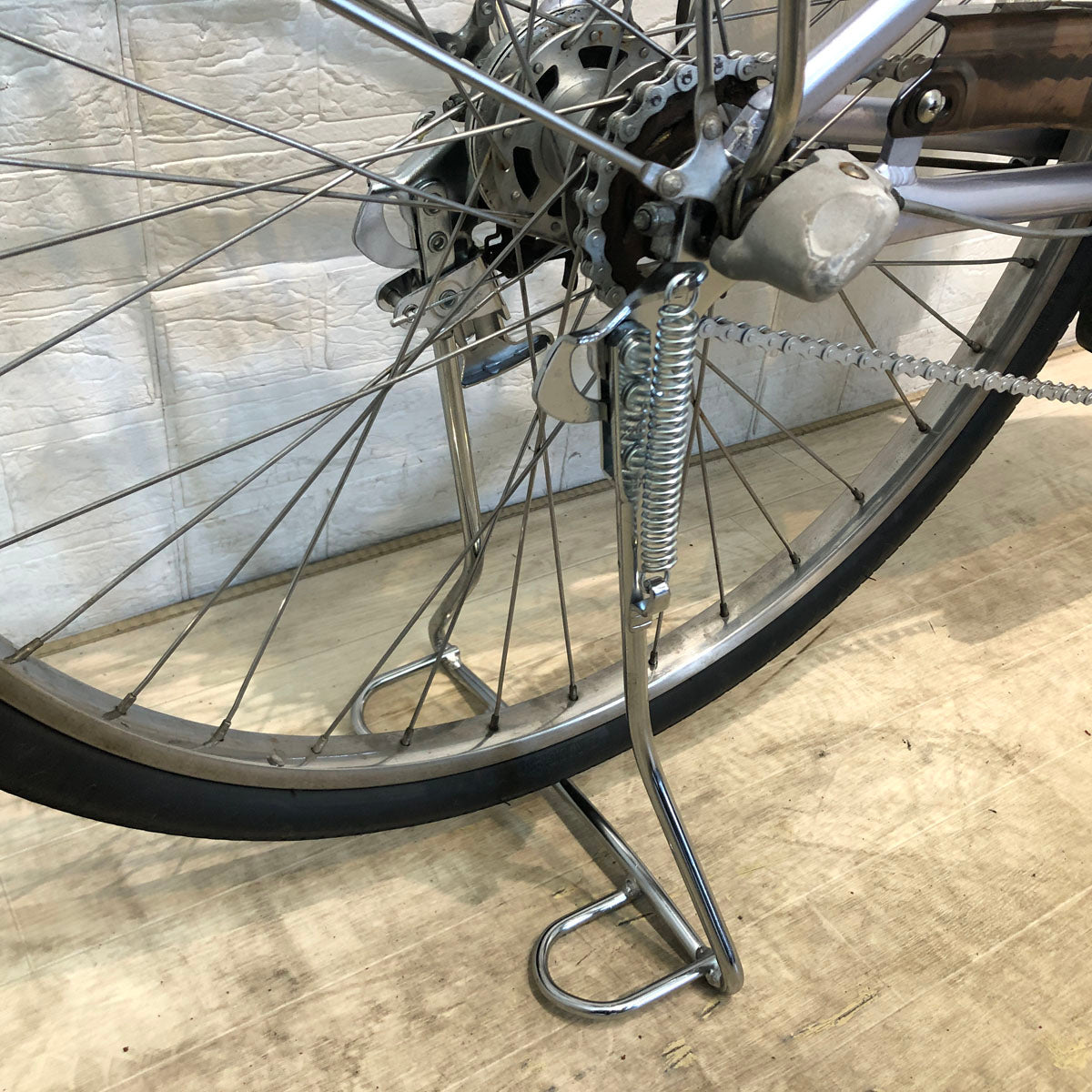 中古電動自転車 ヤマハ PAS パス パープル 26インチ YC017