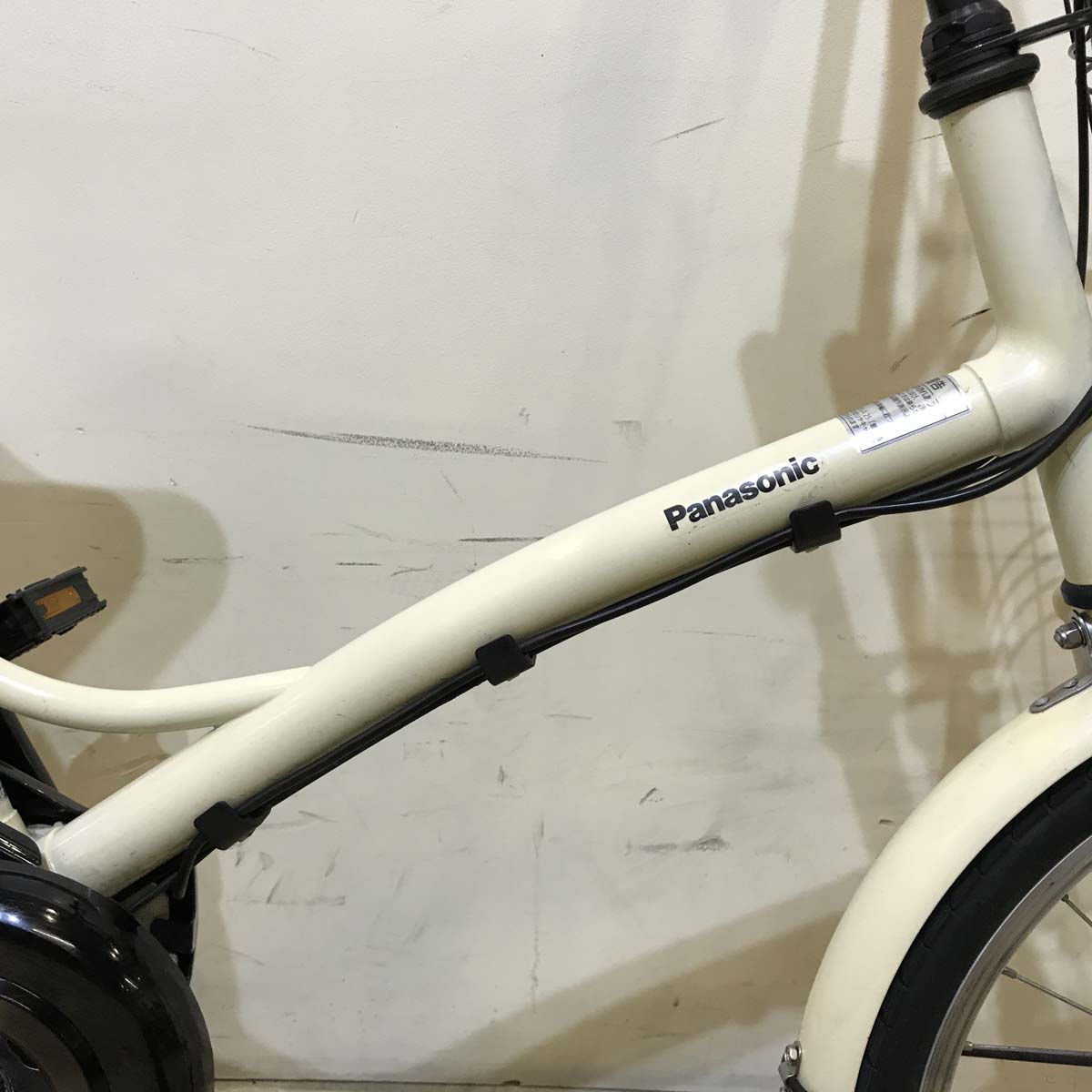 中古電動自転車 パナソニック シュガードロップ ベージュ 20インチ KG013